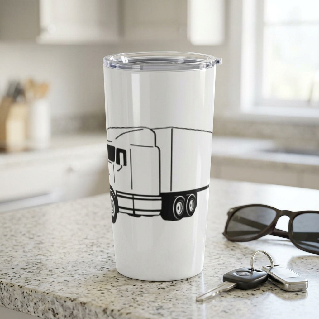 Semi Truck Tumbler