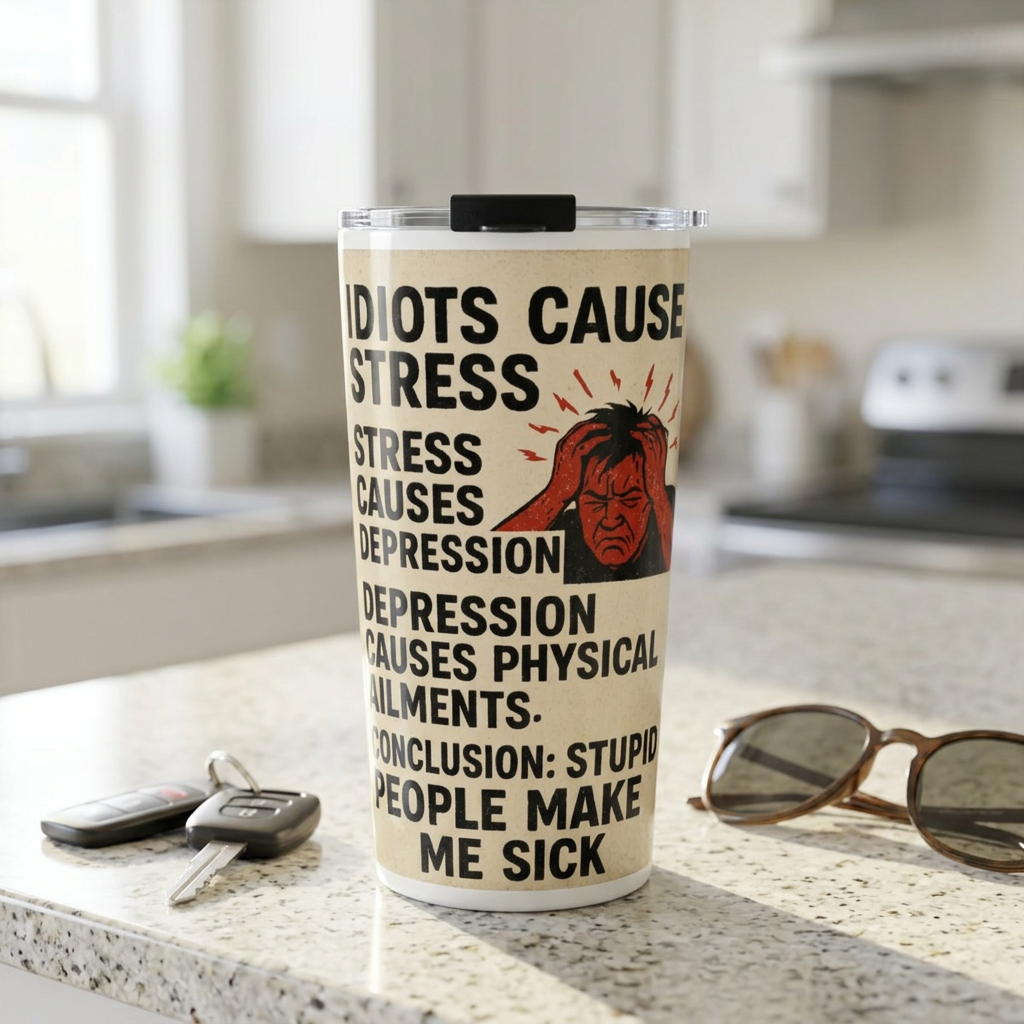 Stupid People Tumbler