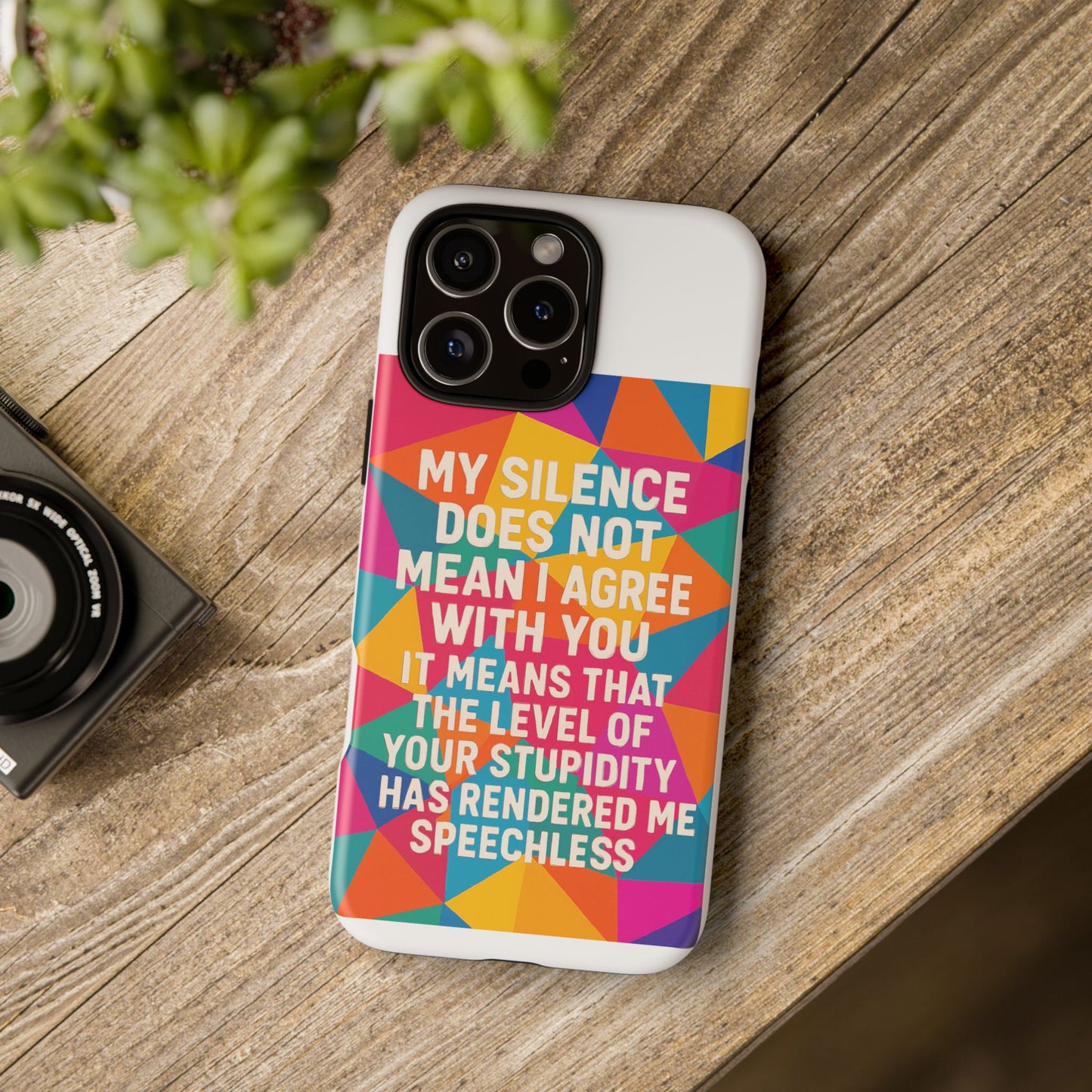 Speechless iPhone Case