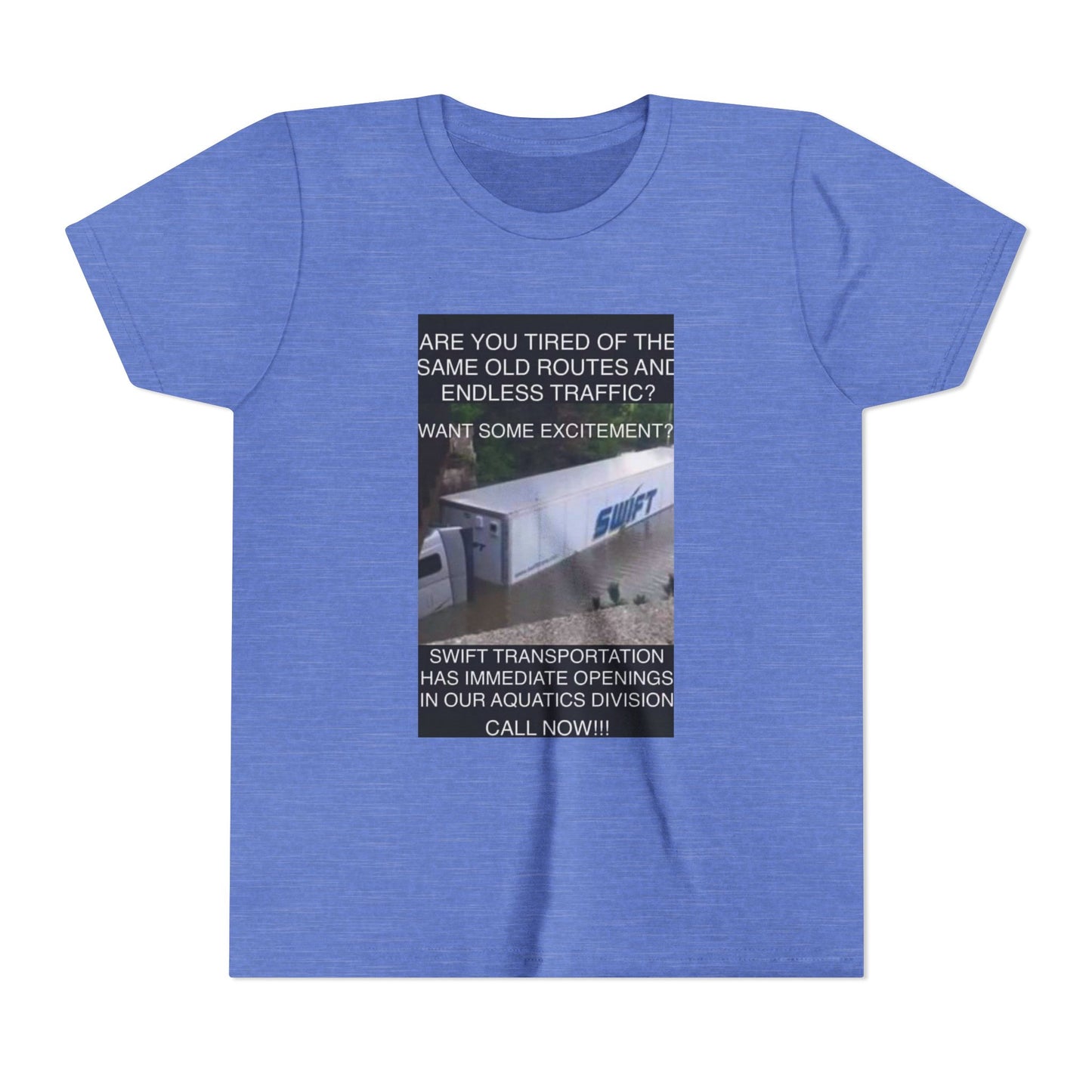 Swift Aquatics Youth Unisex Short Sleeve Crewneck Tee