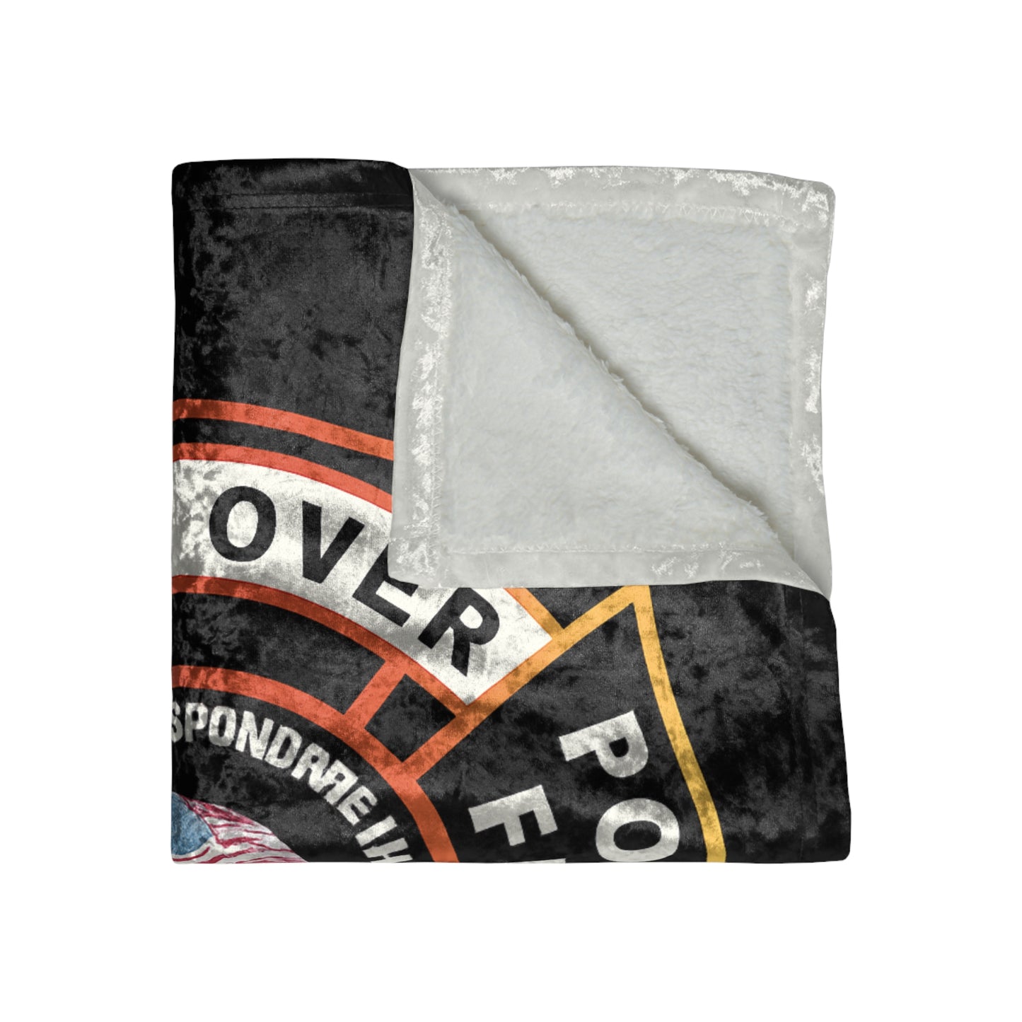 Let First Responders Live Crushed Velvet Blanket