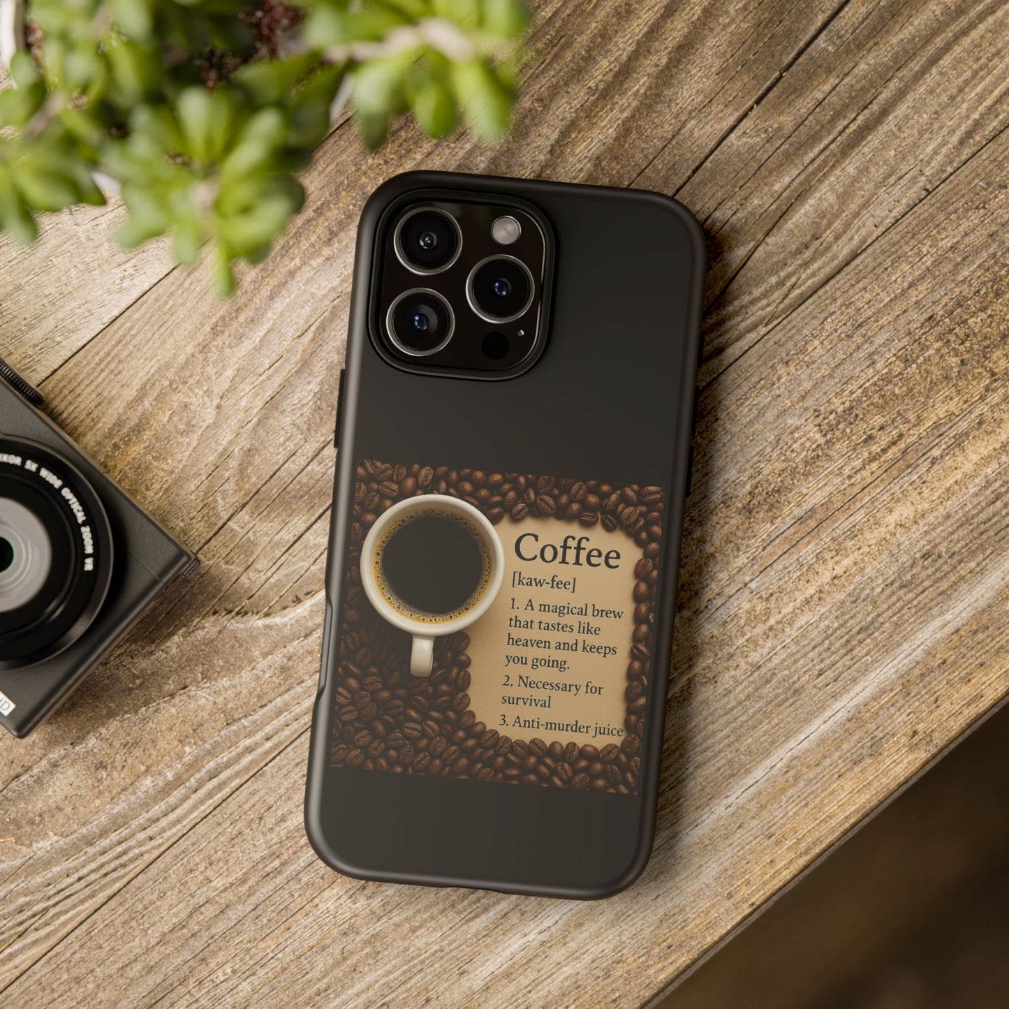 Coffee Definition iPhone Case