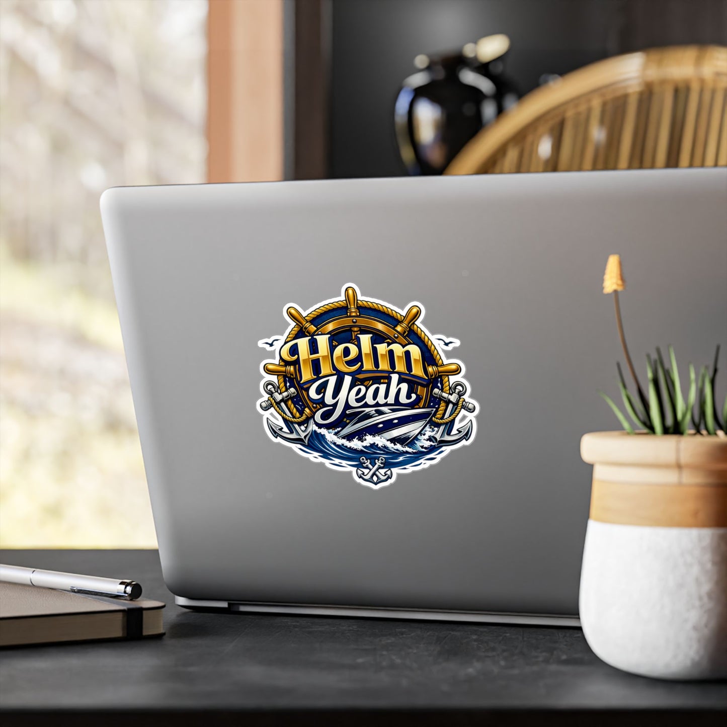 Helm Yeah Vinyl Decal