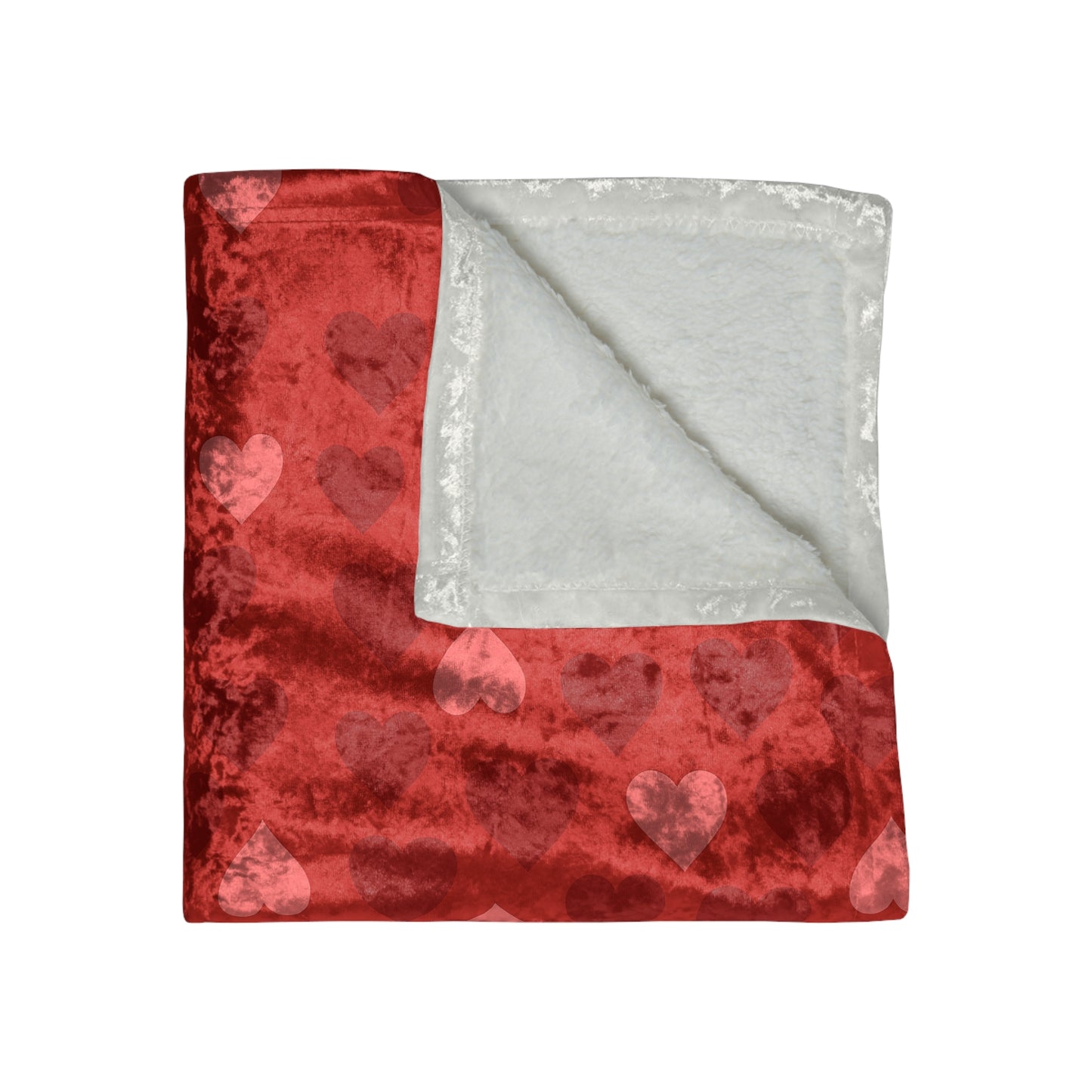 Cupid's Companion Samoyed Crushed Velvet Blanket