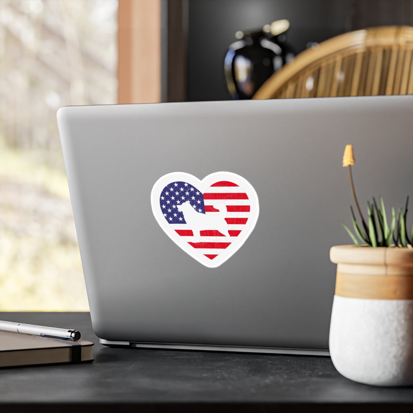 Malamute Flag Vinyl Decal