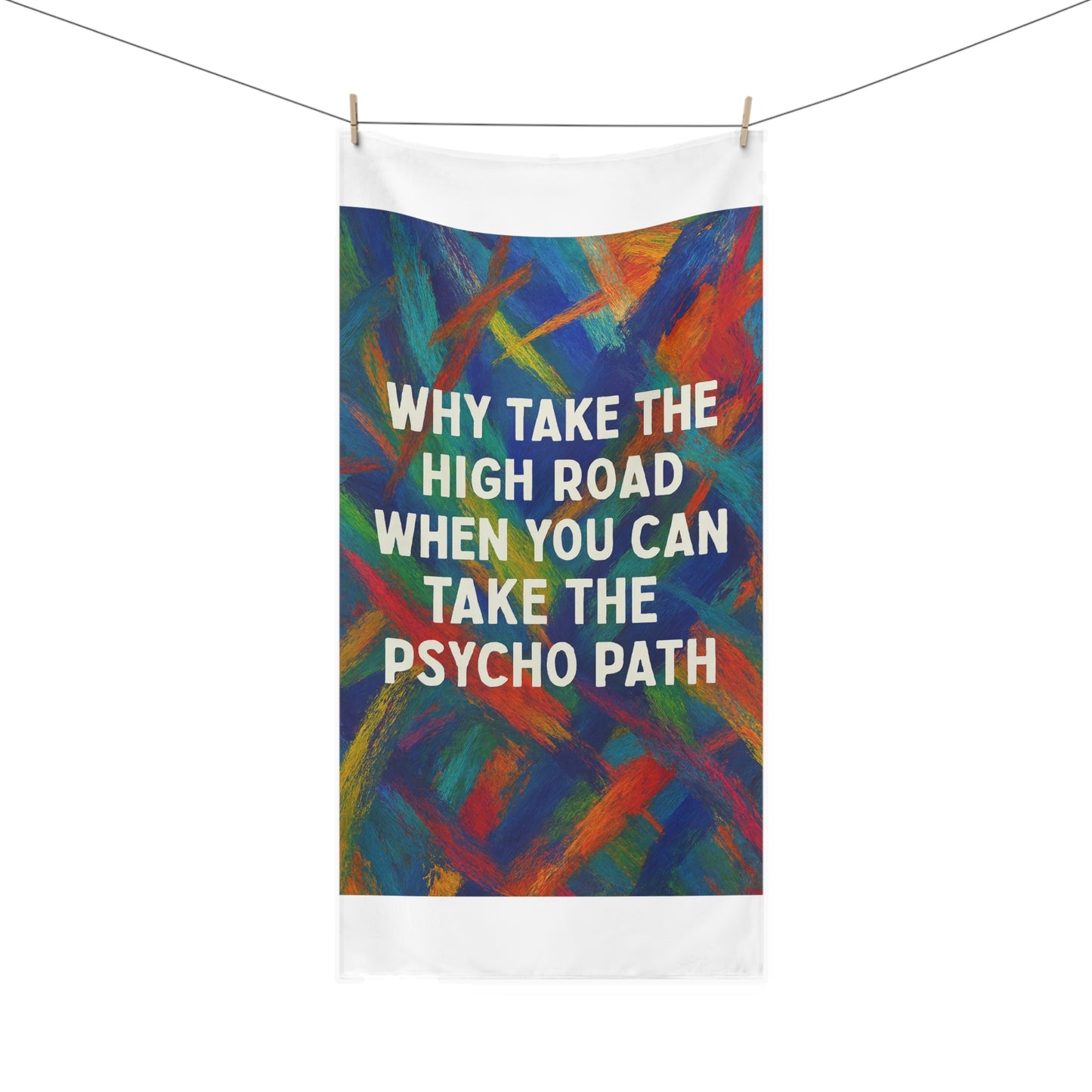 Psycho Path Mink-Cotton Beach Towel