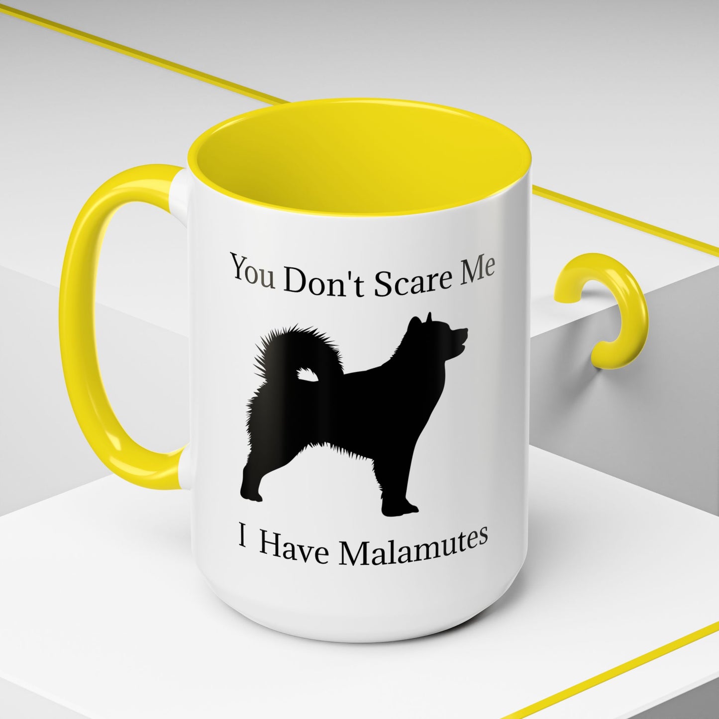 You Don't Scare Me 2-Tone Coffee Mug
