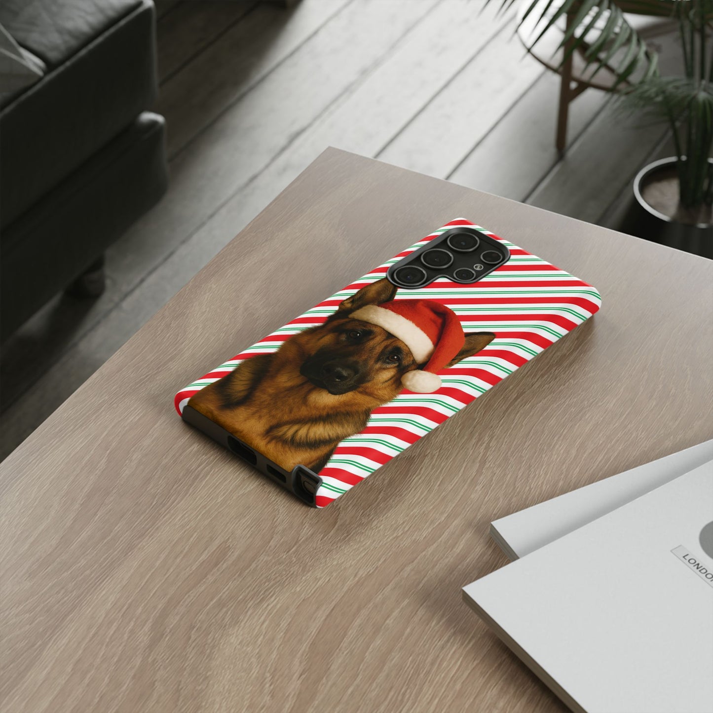 Santa Paws German Shepherd Samsung Case