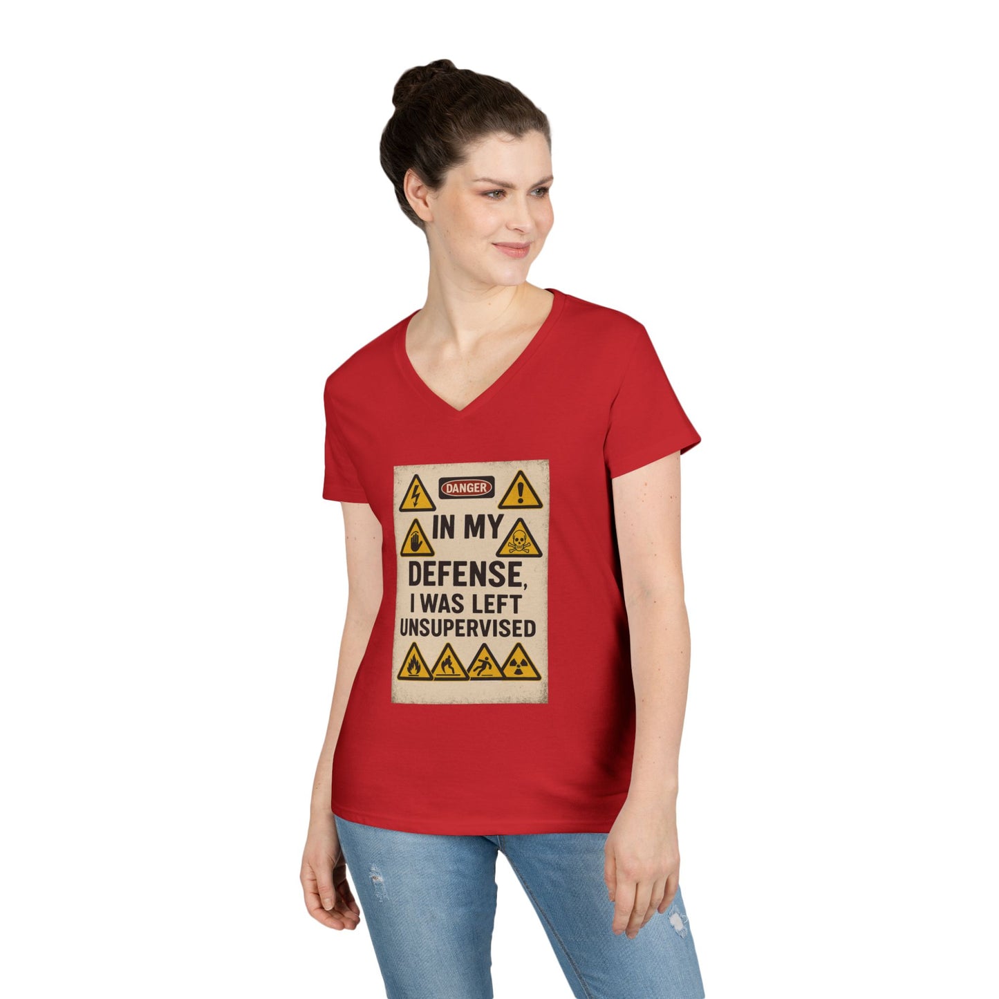 Unsupervised Women's V-Neck T-Shirt