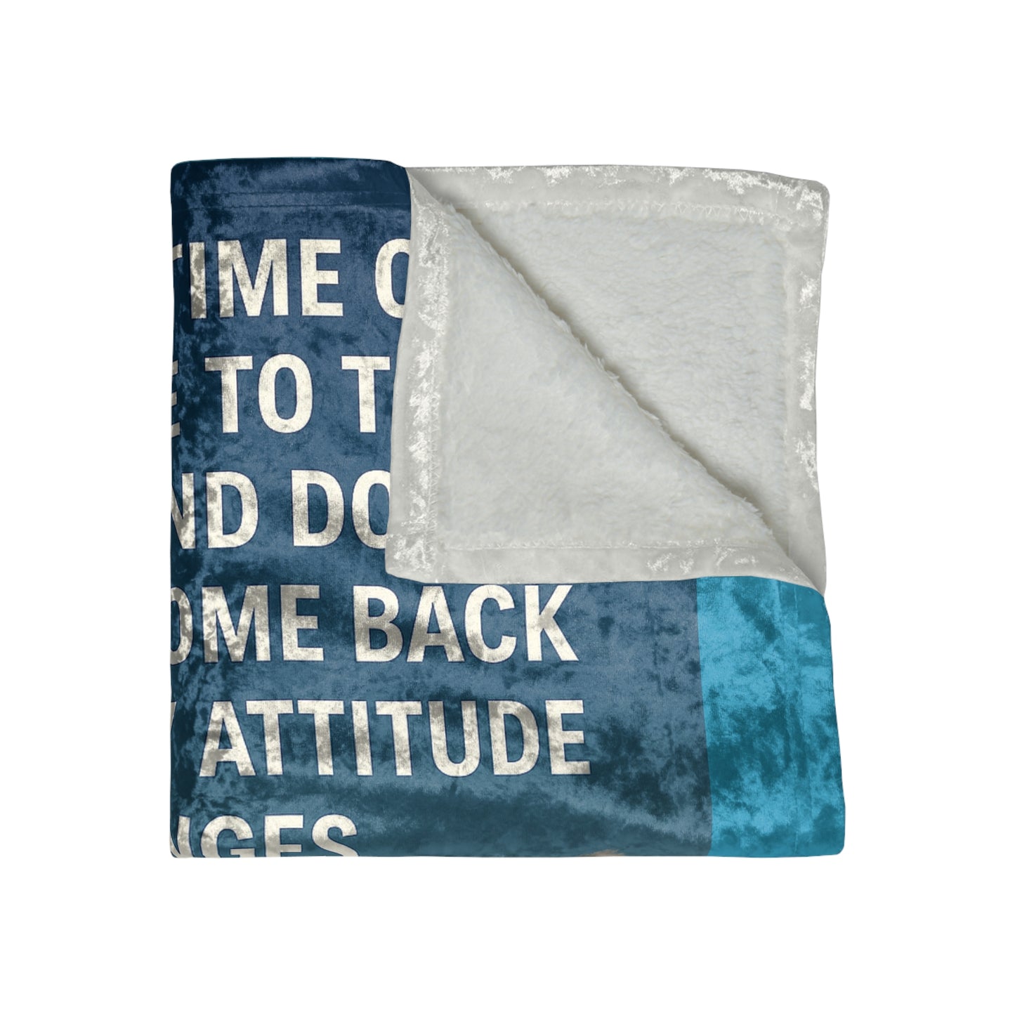 Time Out Crushed Velvet Blanket