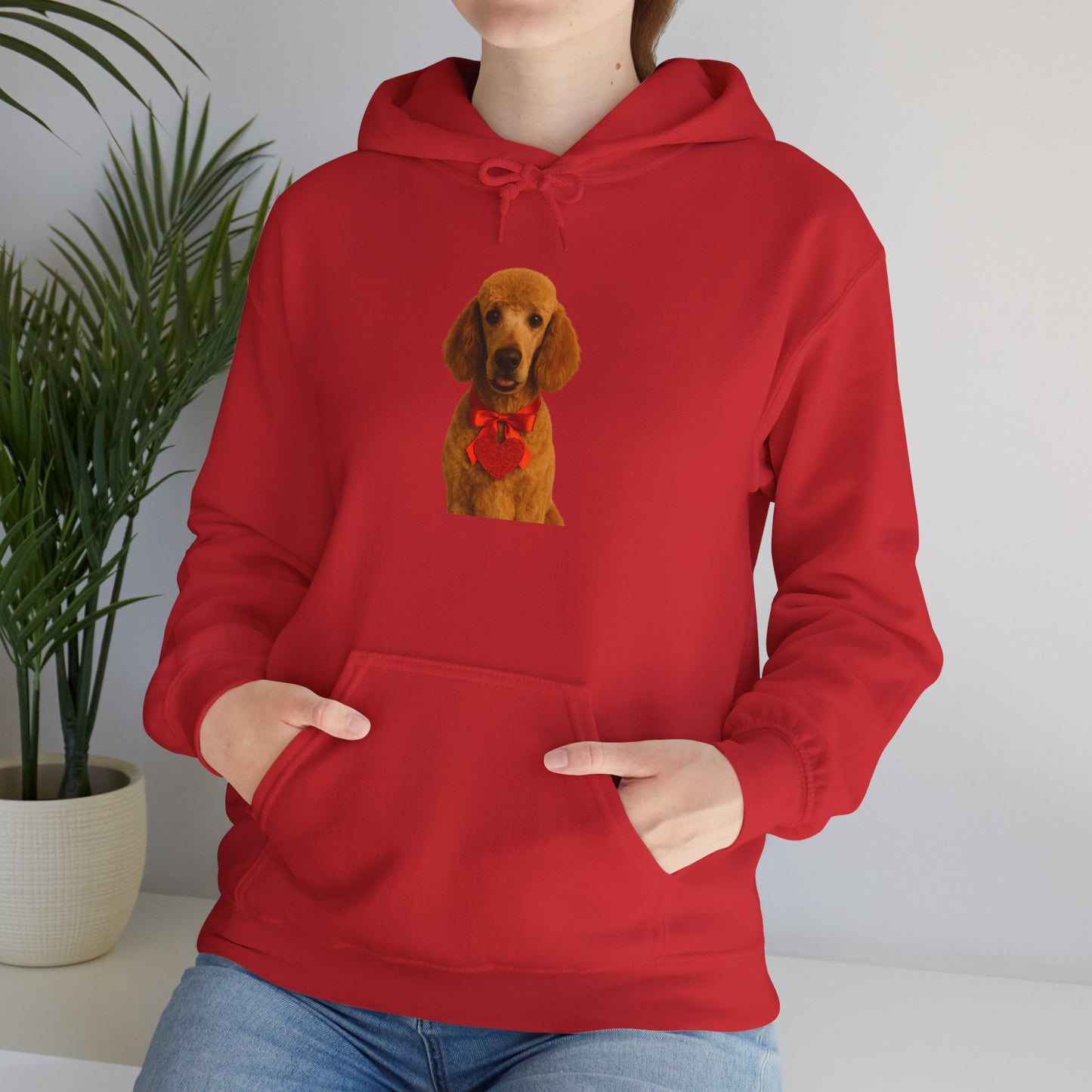 Cupid's Companion Poodle Unisex Hoodie
