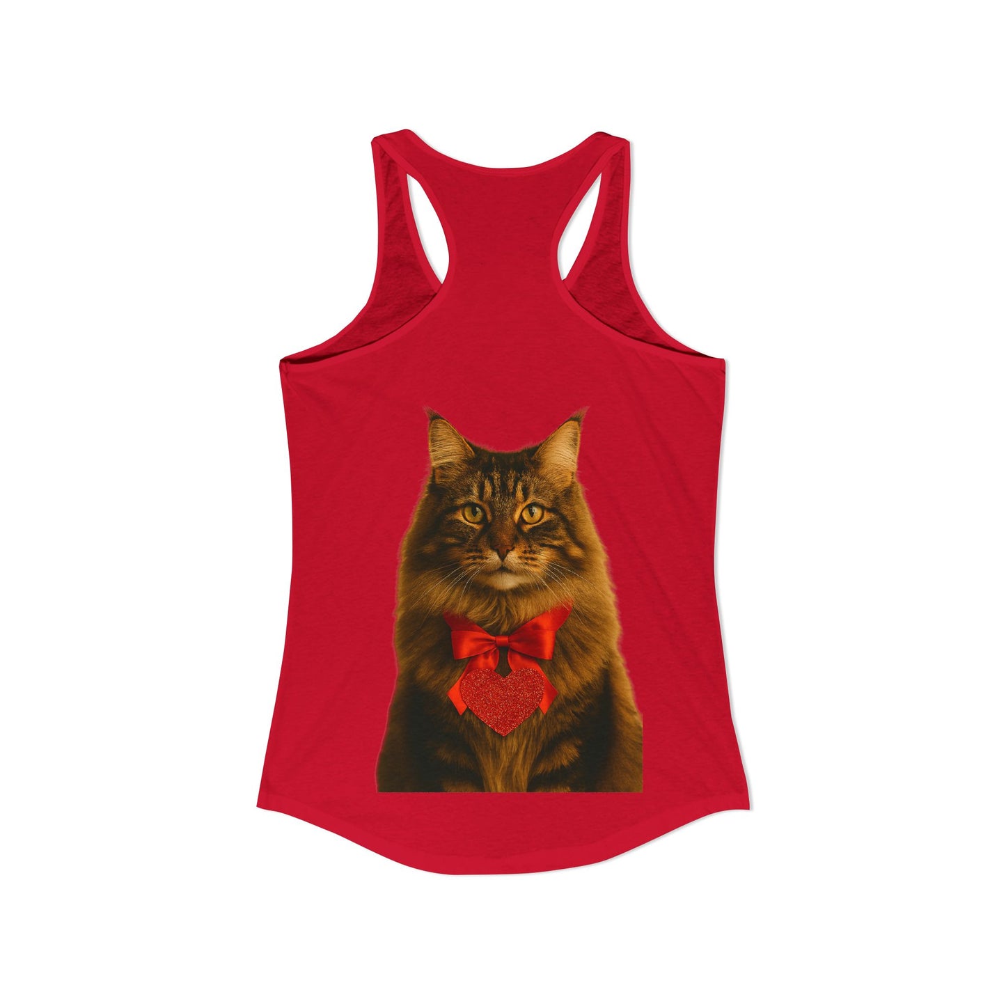 Cupid's Companion Cat Women's Racerback Tank