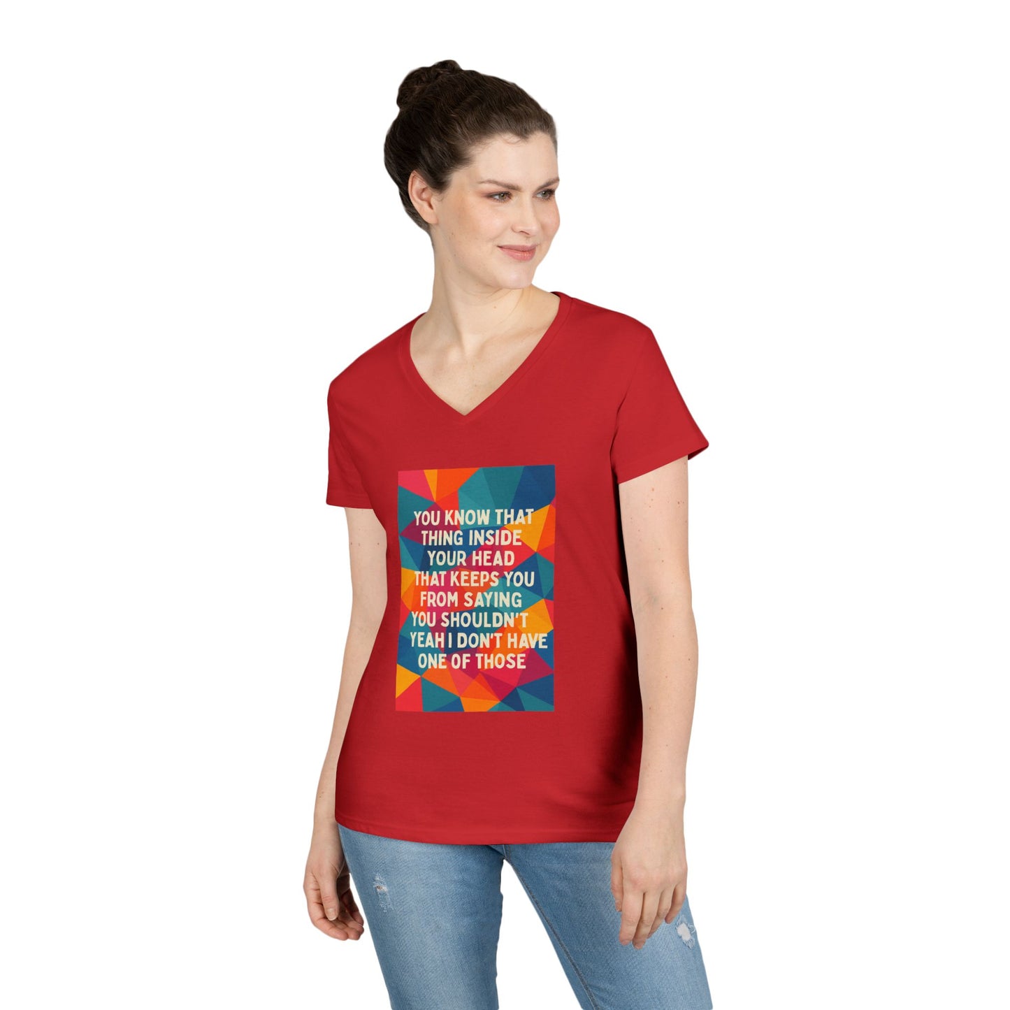 No Filter Women's V-Neck T-Shirt