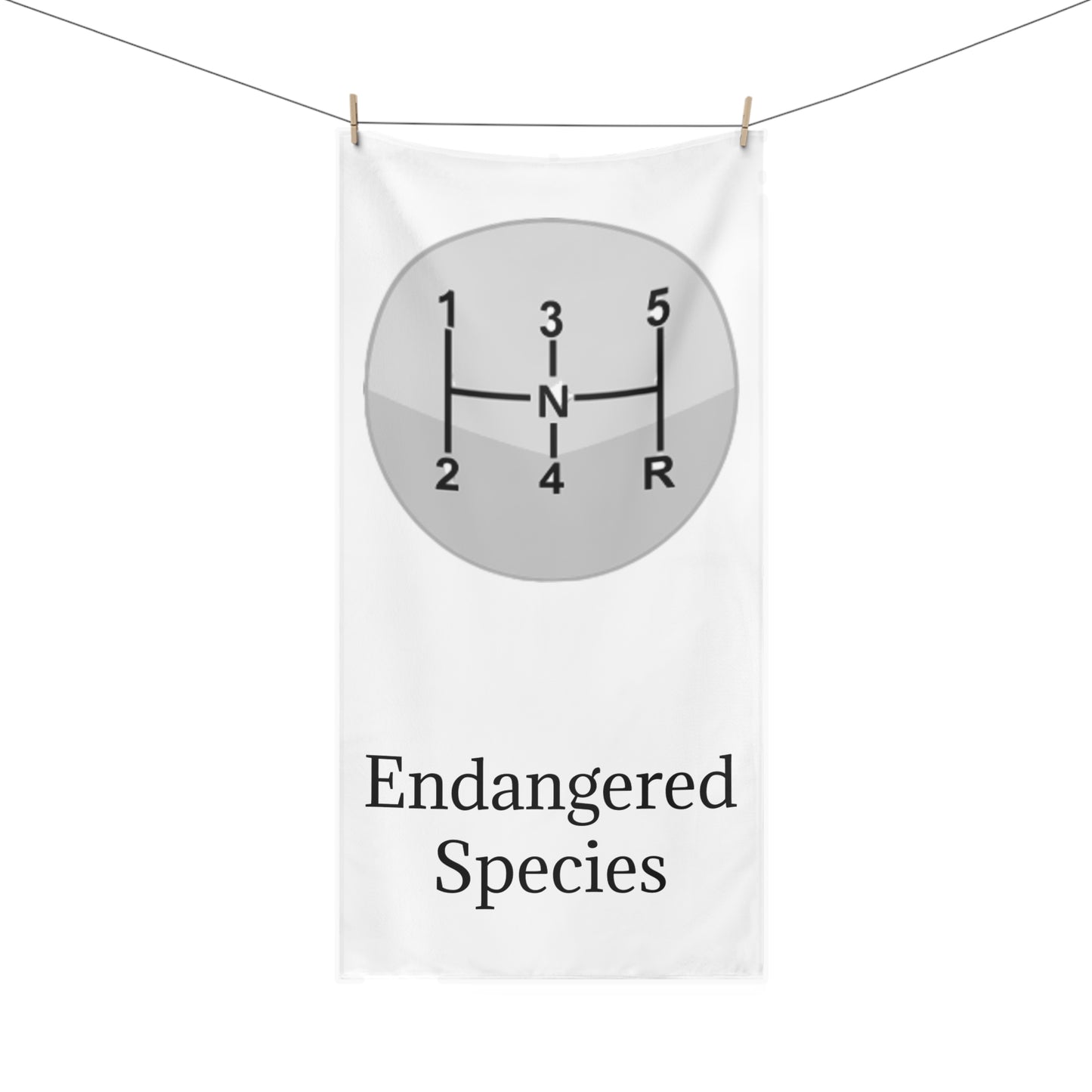 Endangered Species Mink-Cotton Beach Towel