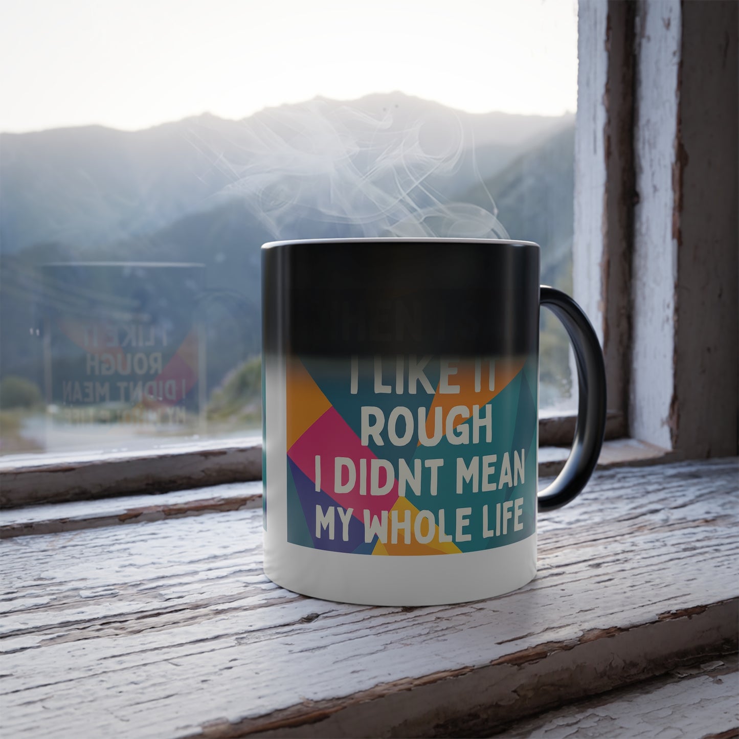 Like It Rough Color Changing Mug