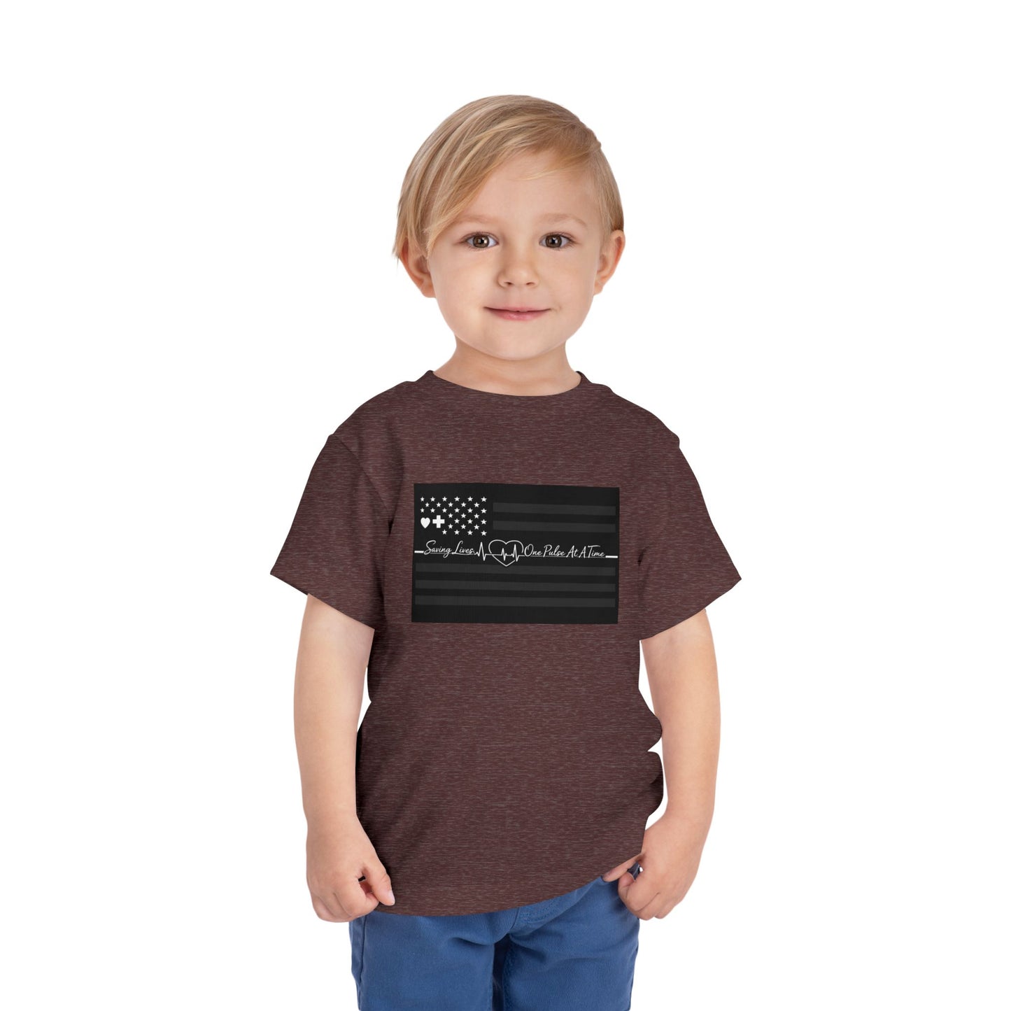 Thin White Line Toddler Unisex Short Sleeve Crewneck Tee
