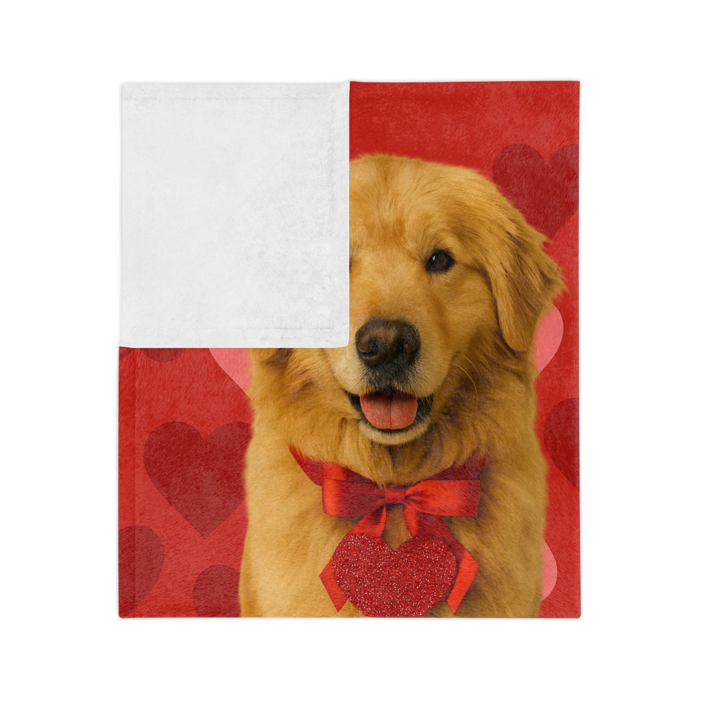 Cupid's Companion Golden Velveteen Microfiber Blanket
