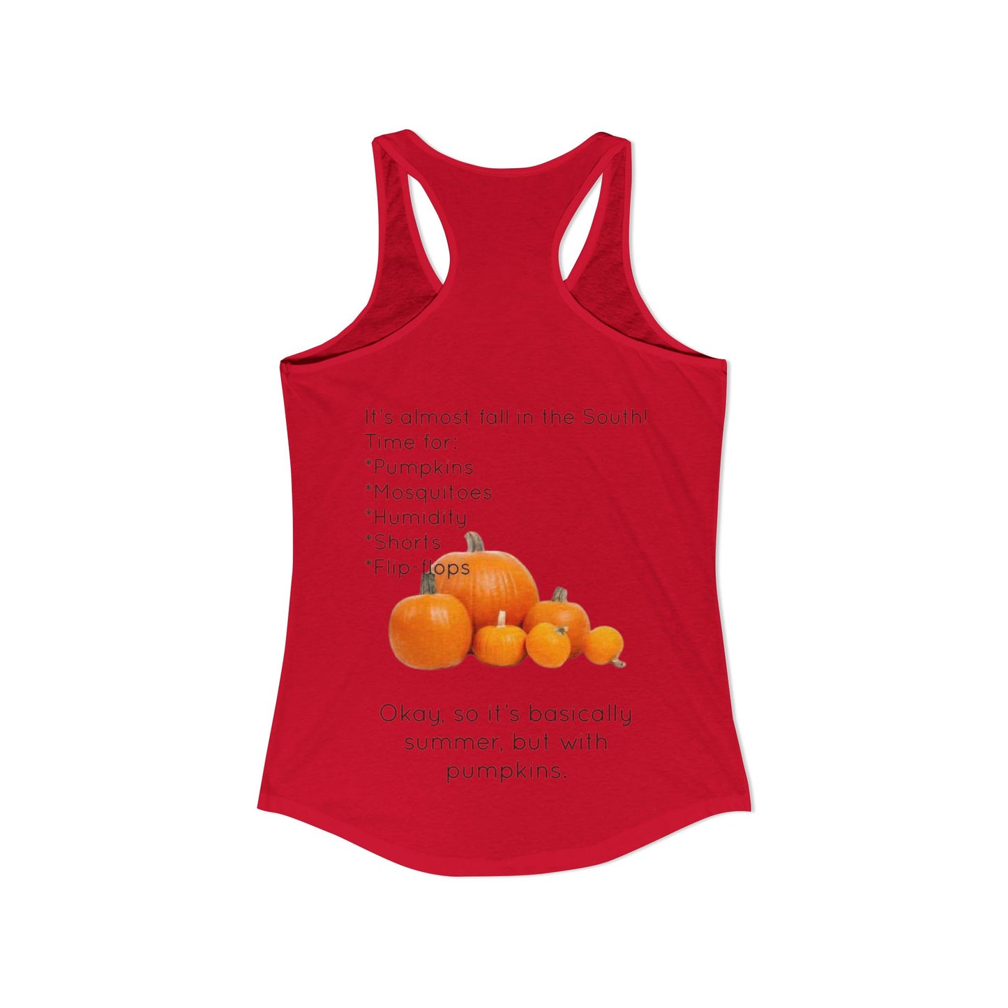 Fall In The South Women's Racerback Tank
