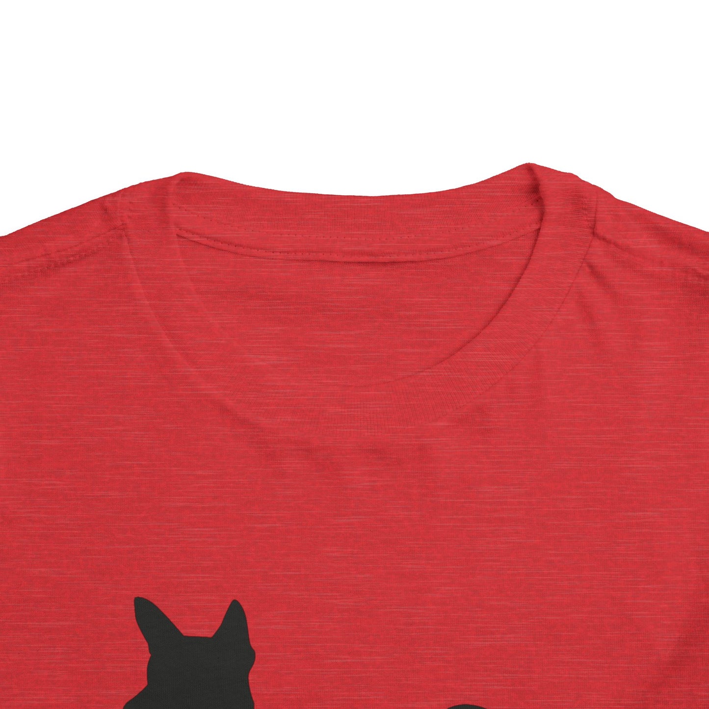 Basenji Silhouette Toddler Unisex Short Sleeve Crewneck Tee