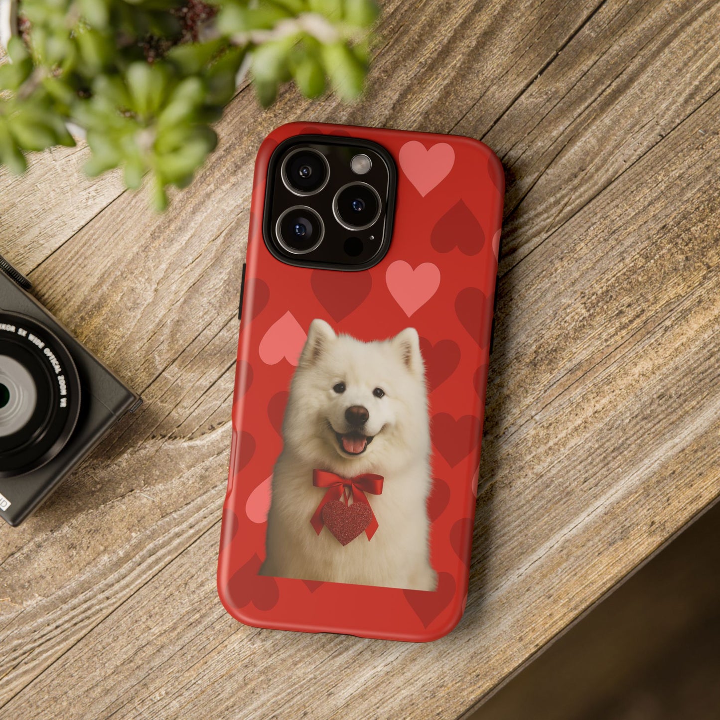 Cupid's Companion Samoyed iPhone Case