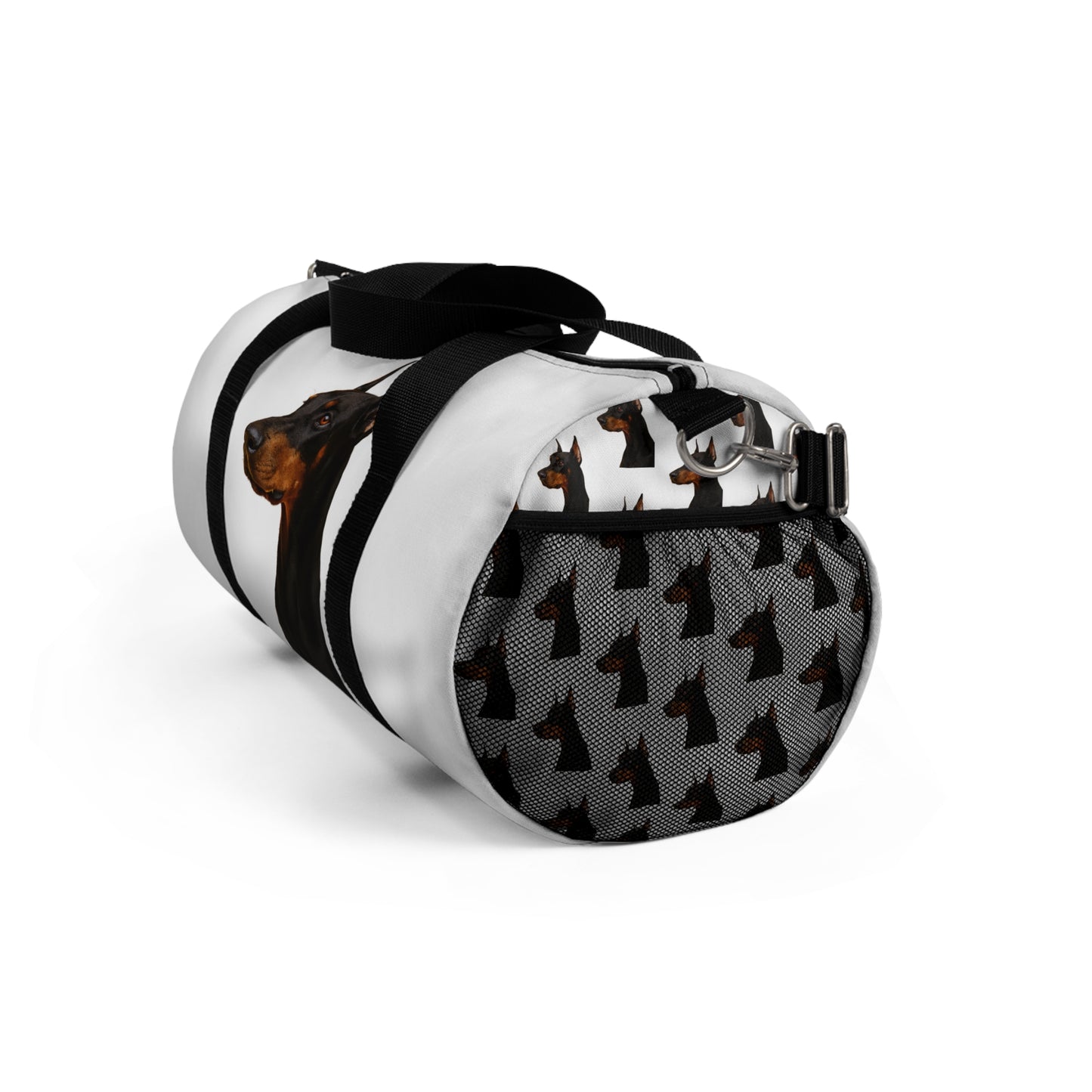 Doberman Head Duffel Bag