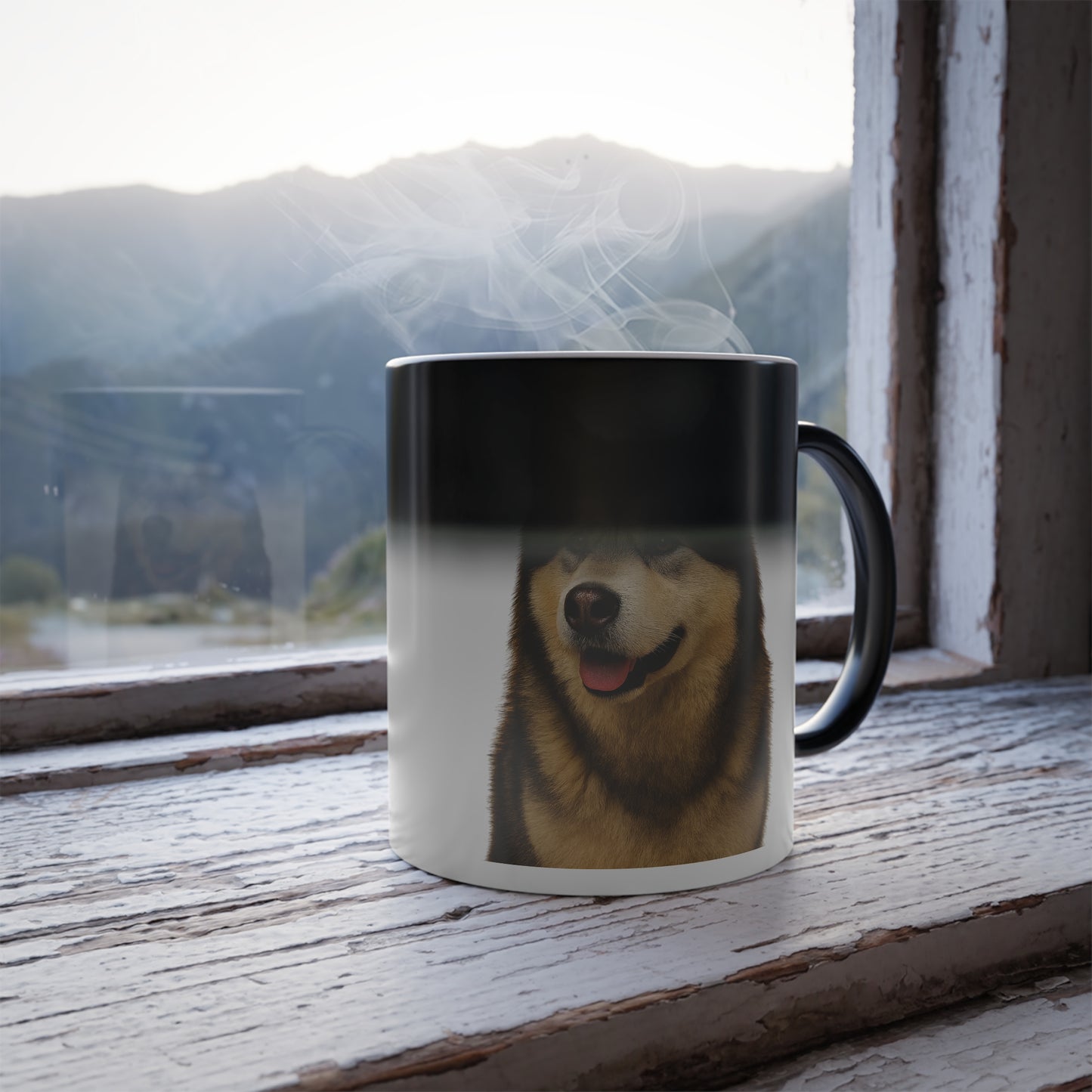 Malamute Head Color Changing Mug