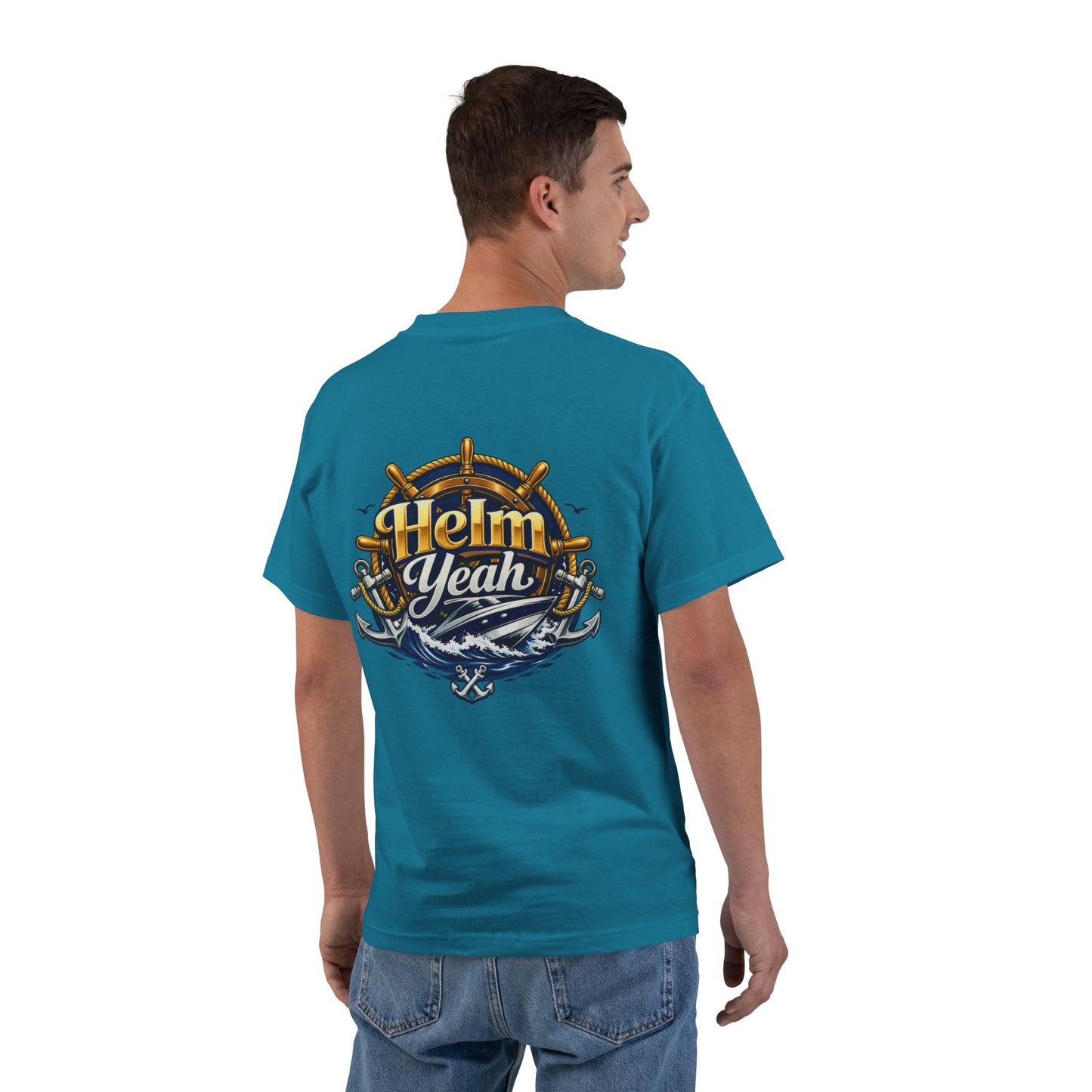 Helm Yeah Men's Short-Sleeve Crewneck Tee