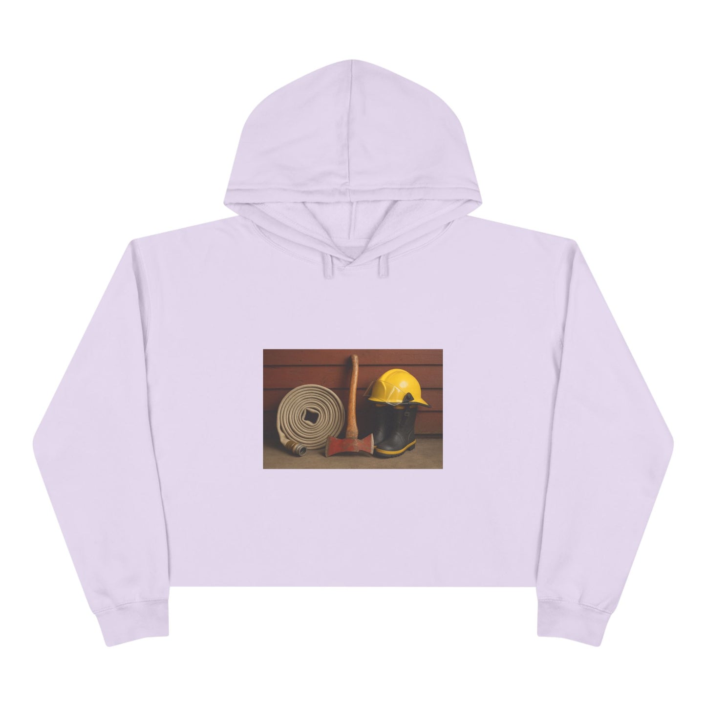 Fire/Rescue Appreciation Women's Crop Hoodie