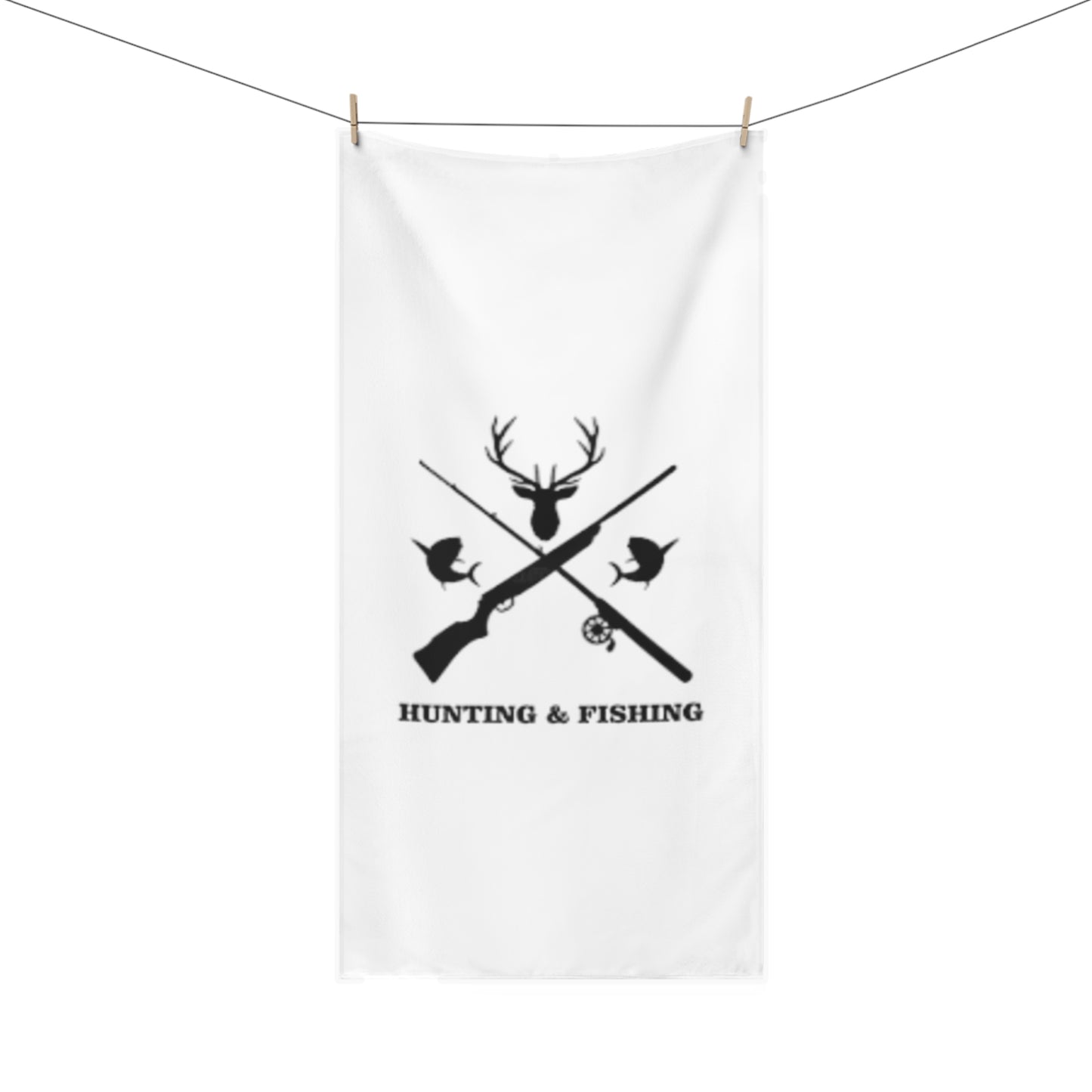Hunting/Fishing Mink-Cotton Beach Towel