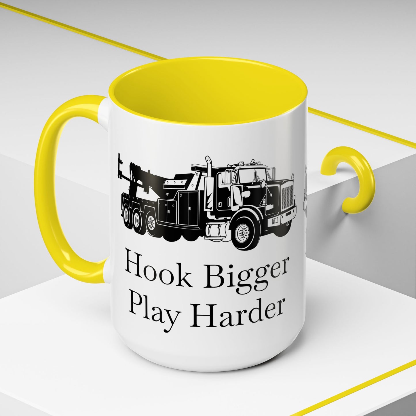 Hook Bigger 2-Tone Coffee Mug