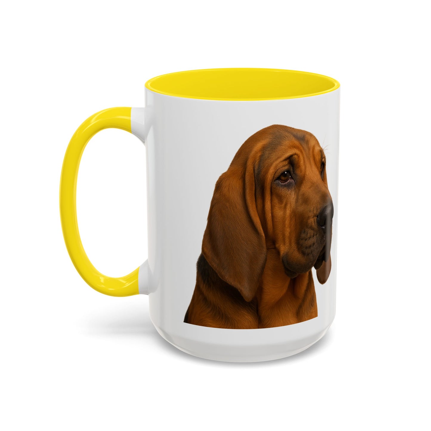 Bloodhound Head 2-Tone Coffee Mug