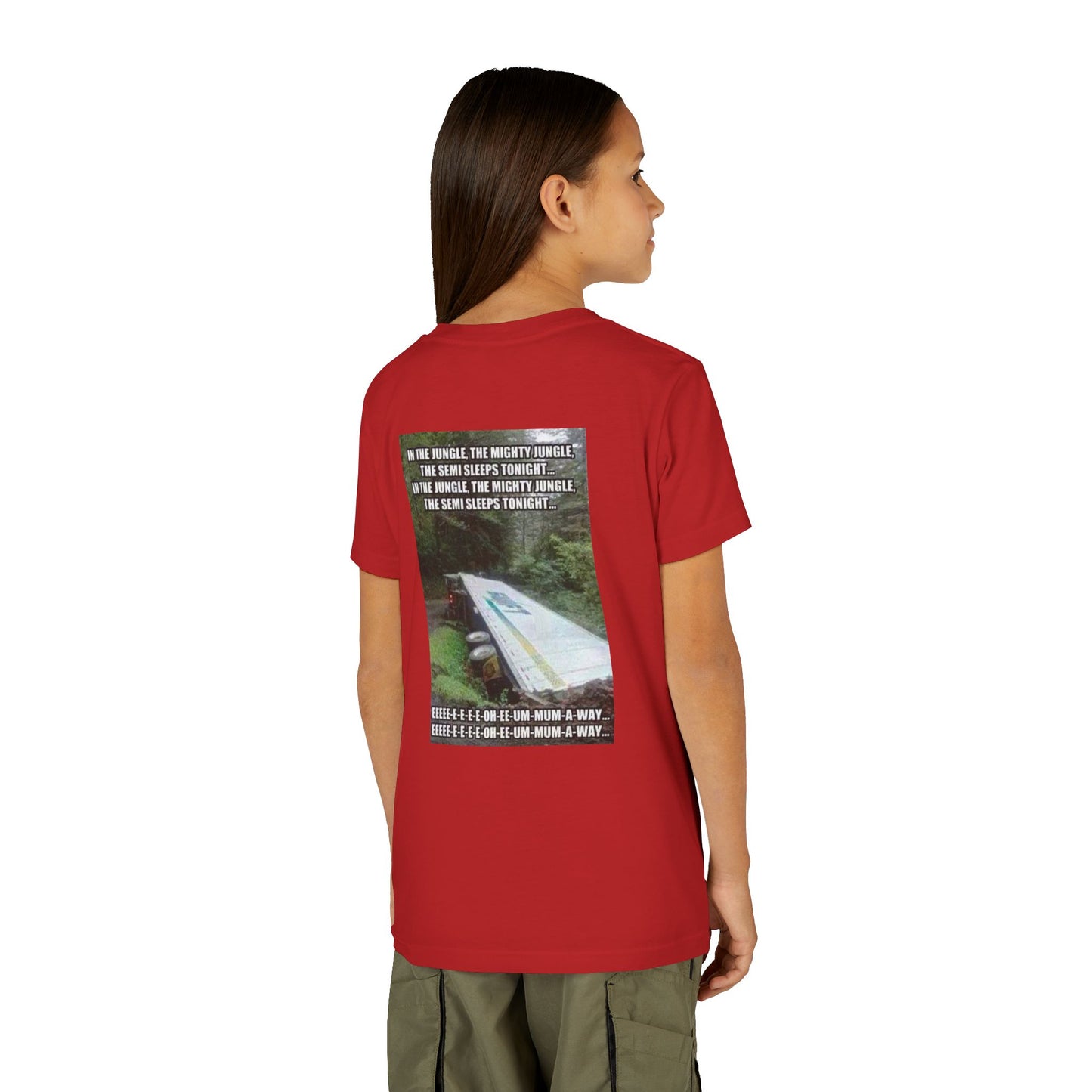 Semi Sleeps Youth Unisex Short Sleeve Crewneck Tee