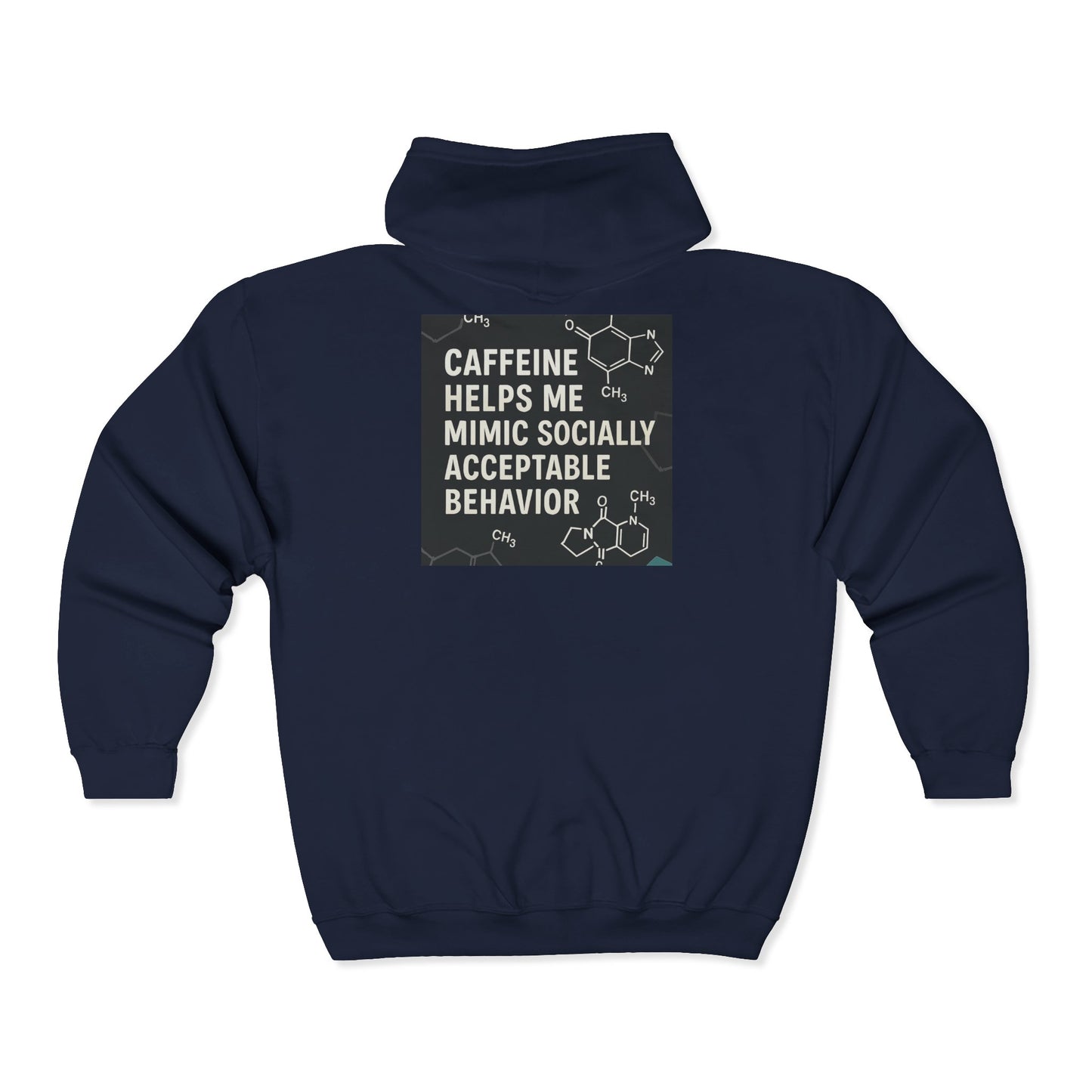 Socially Acceptable Unisex Full Zip Hoodie