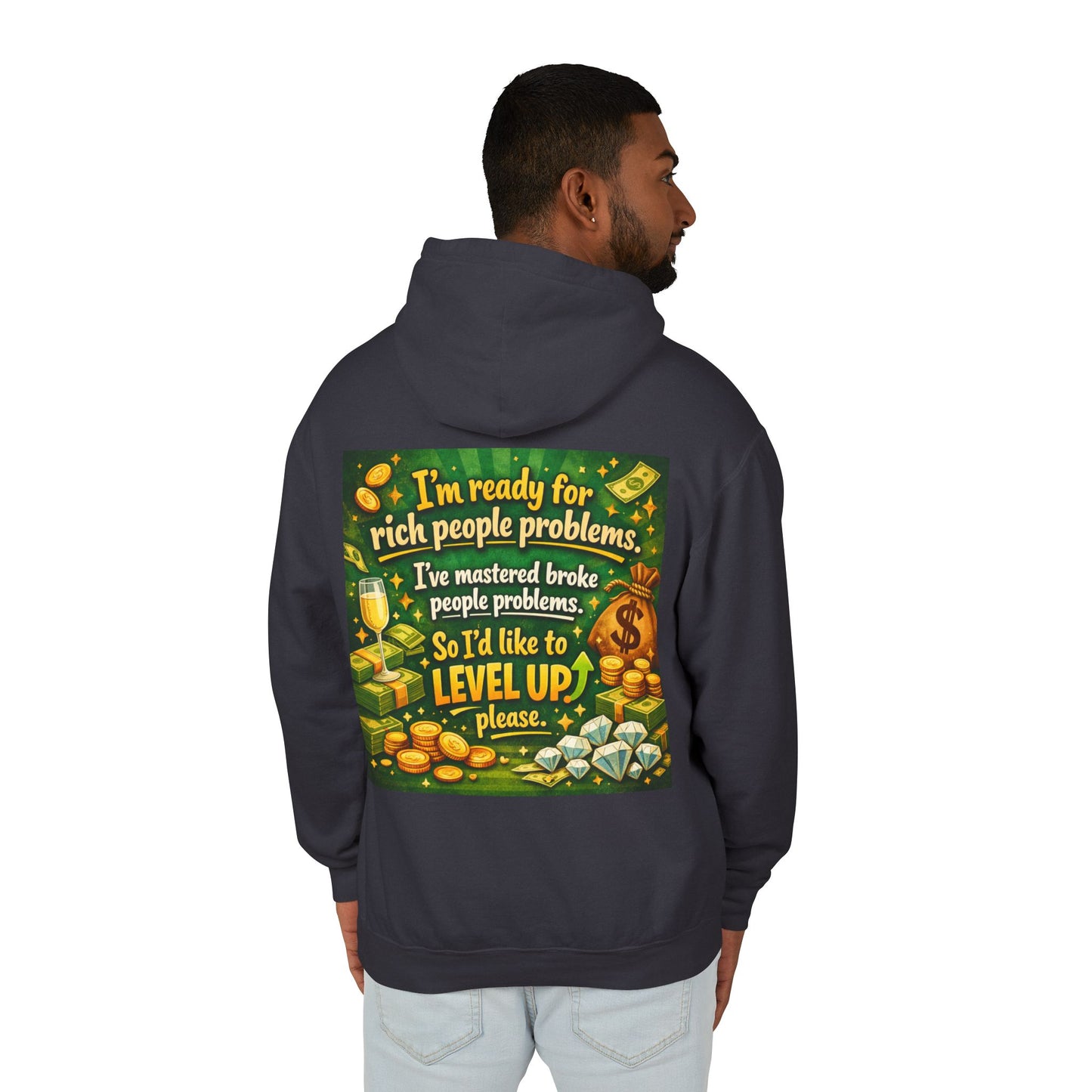 Level Up Unisex Lightweight Hoodie