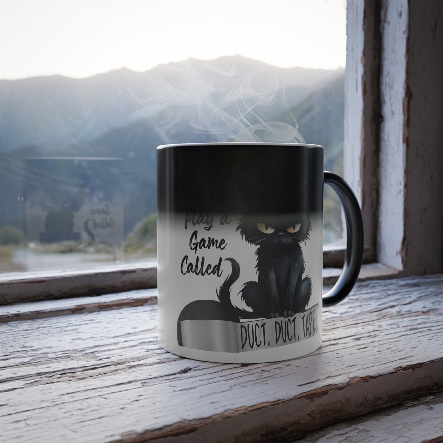Duct, Duct, Tape Color Changing Mug