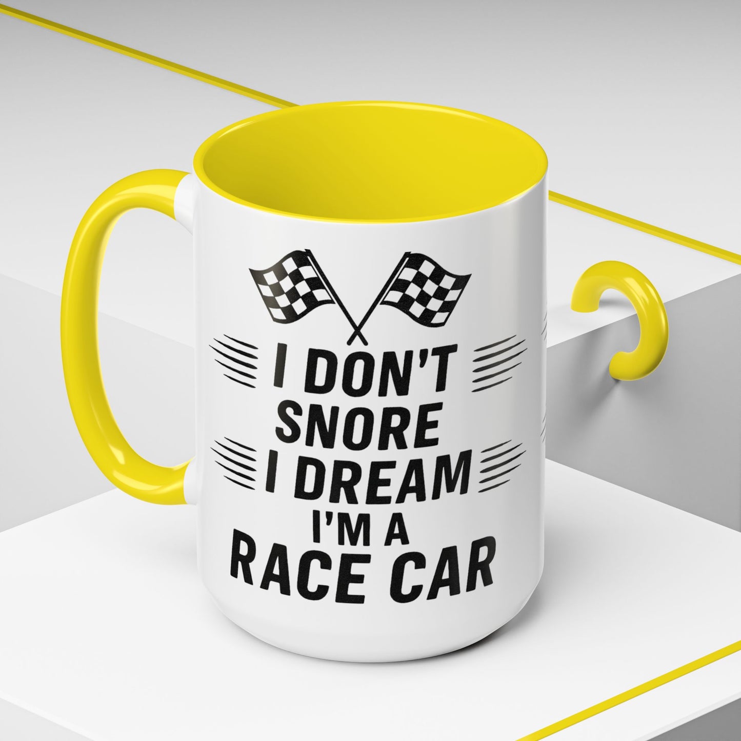 I Don't Snore 2-Tone Coffee Mug