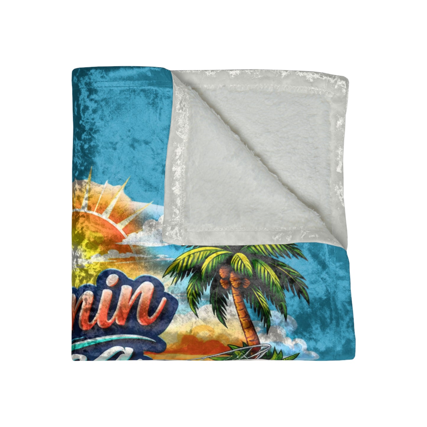 Vitamin Sea Crushed Velvet Blanket