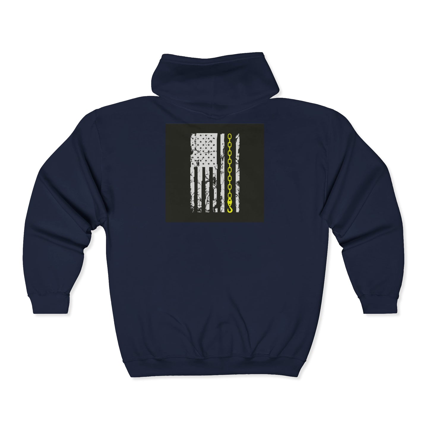 Thin Yellow Line Unisex Full Zip Hoodie
