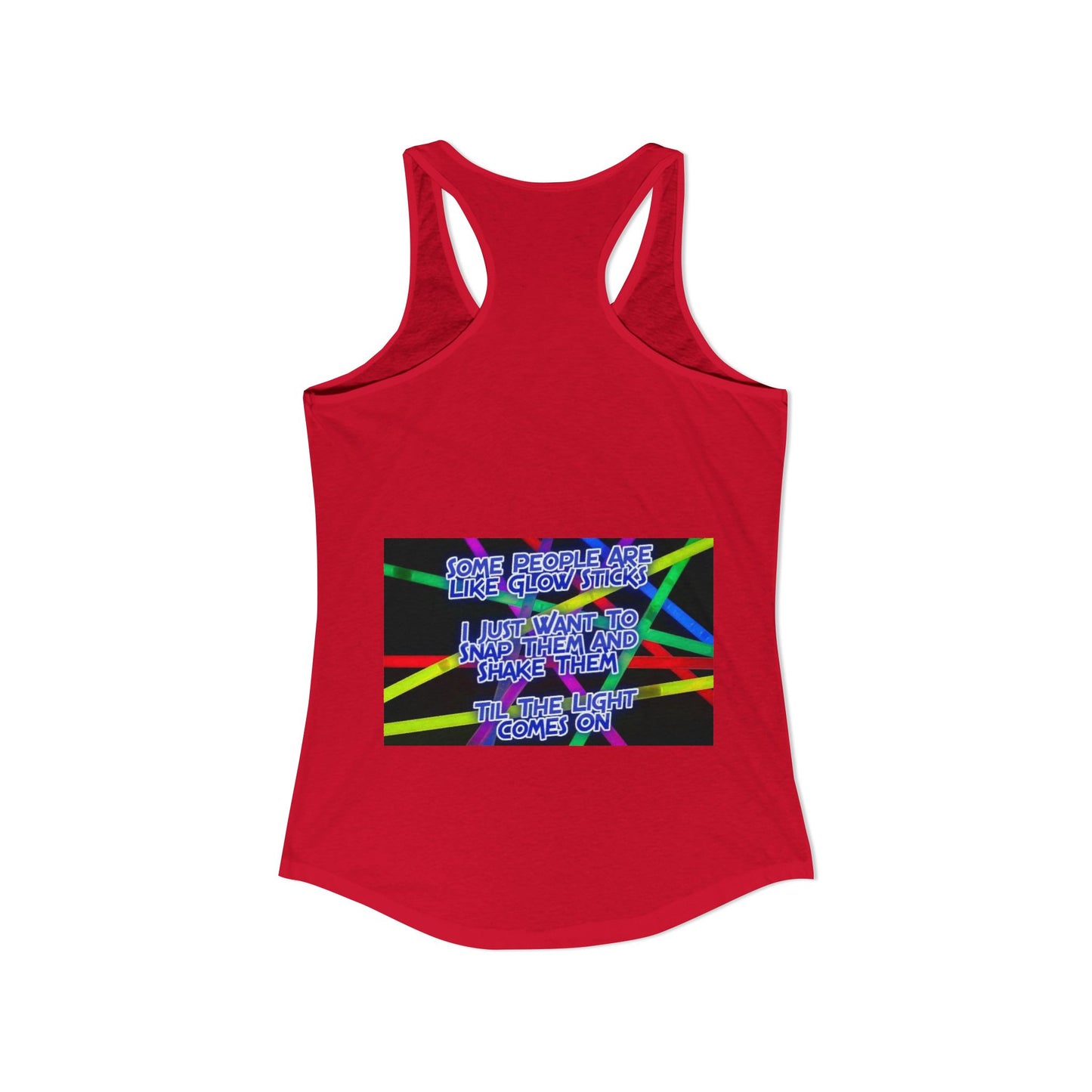 Glow Sticks Women's Racerback Tank