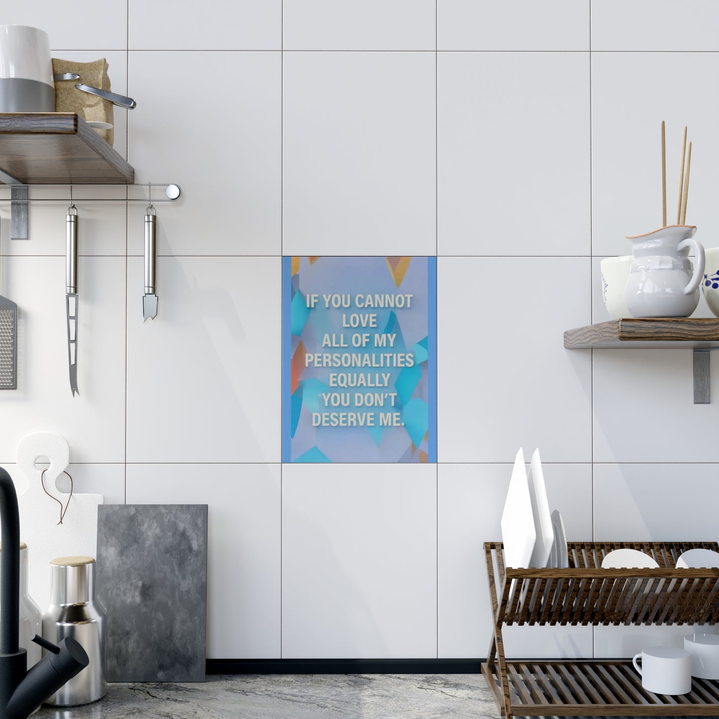 All Of My Personalities Ceramic Photo Tile
