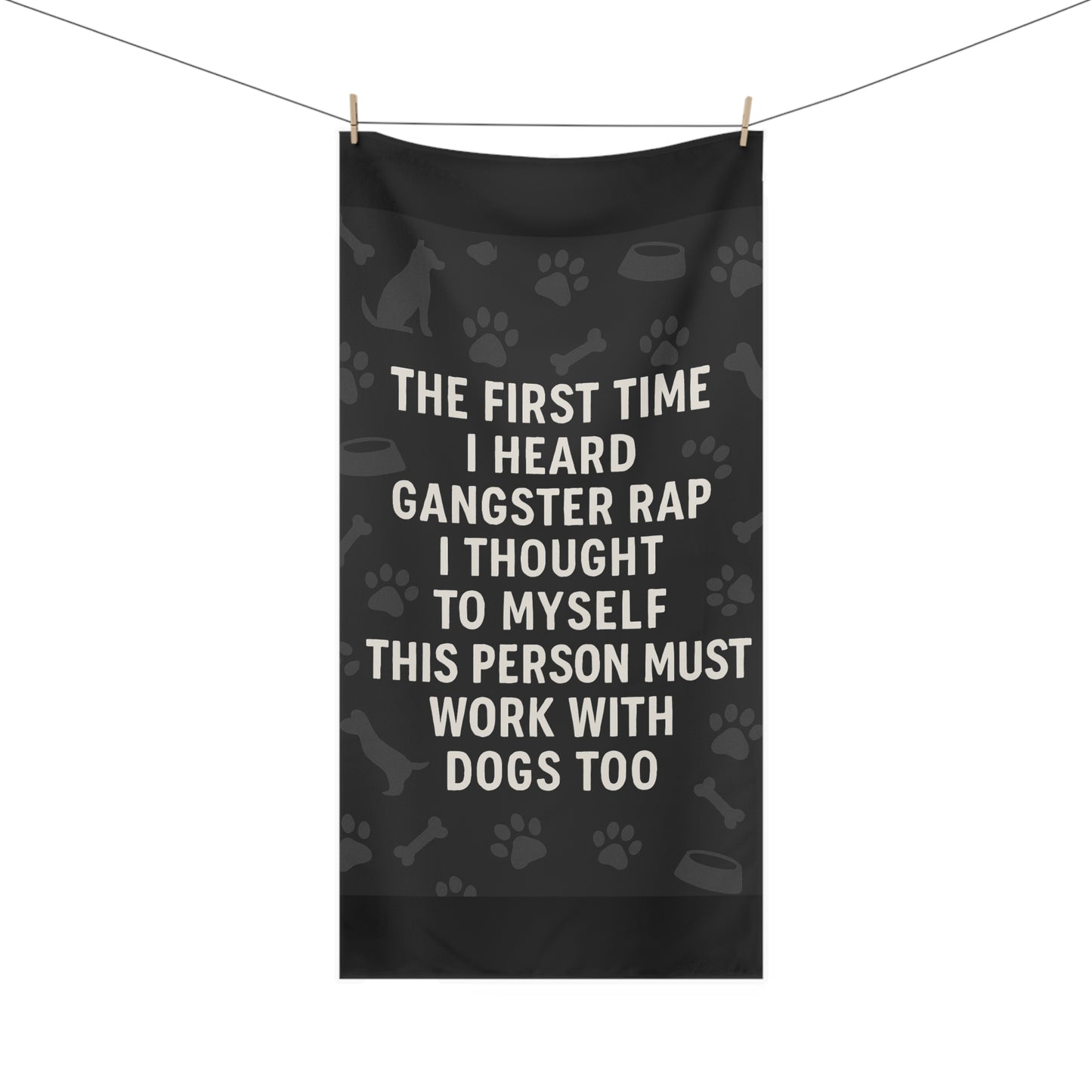 Gangster Rap Mink-Cotton Beach Towel
