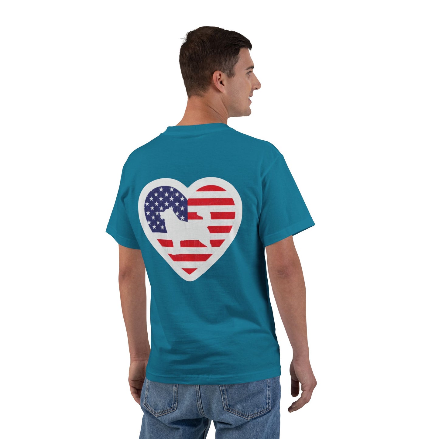 Malamute Flag Men's Short-Sleeve Crewneck Tee