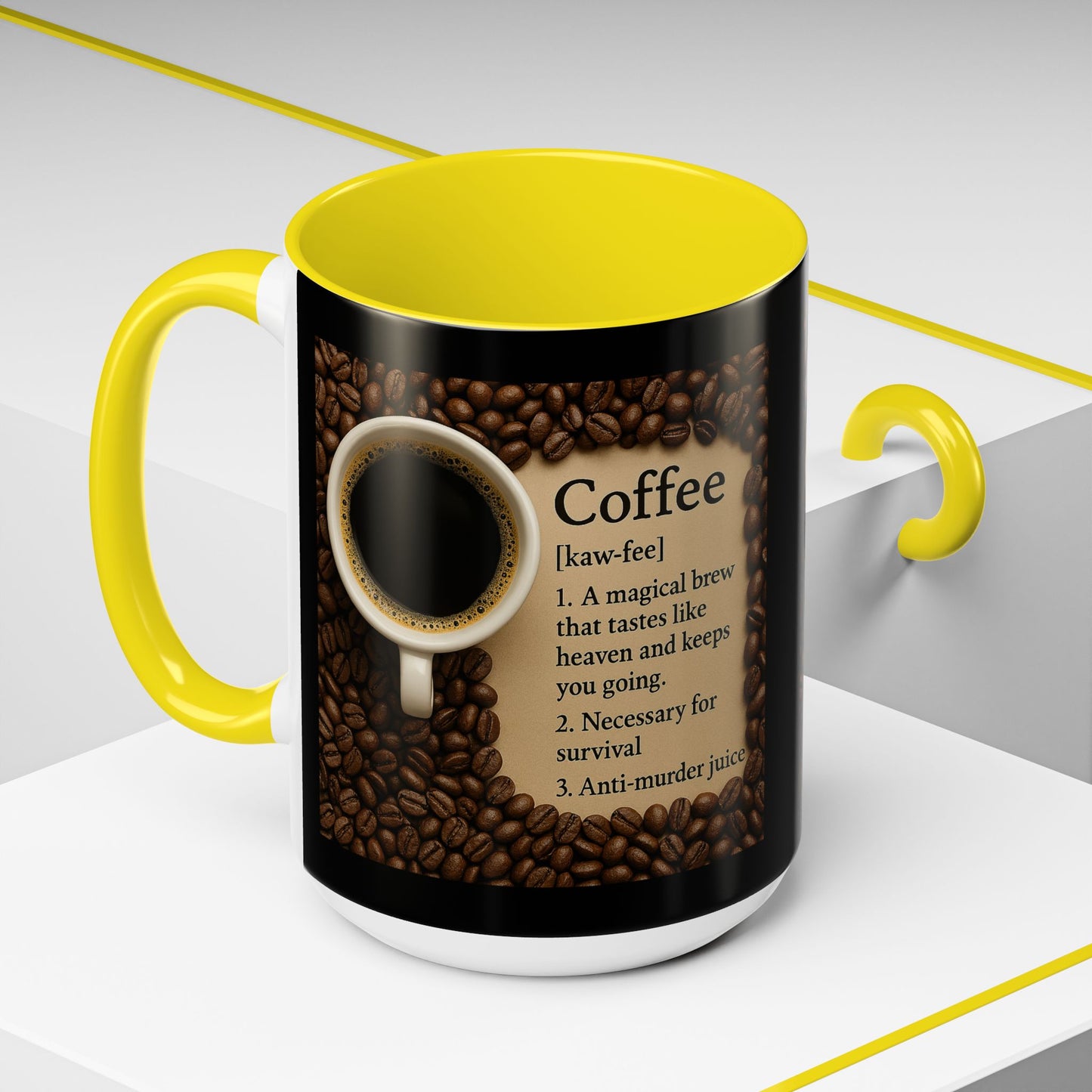 Coffee Definition 2-Tone Coffee Mug