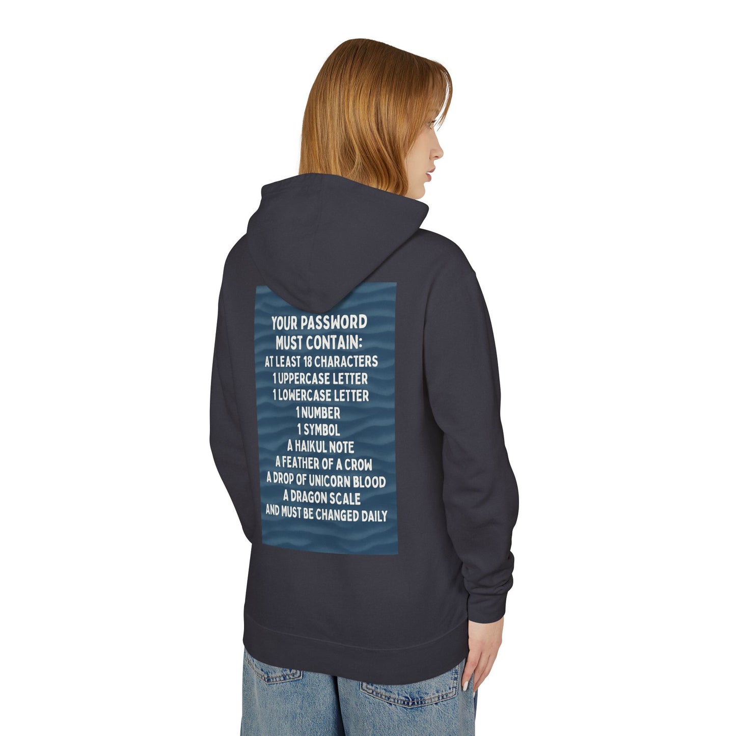 Password Unisex Lightweight Hoodie