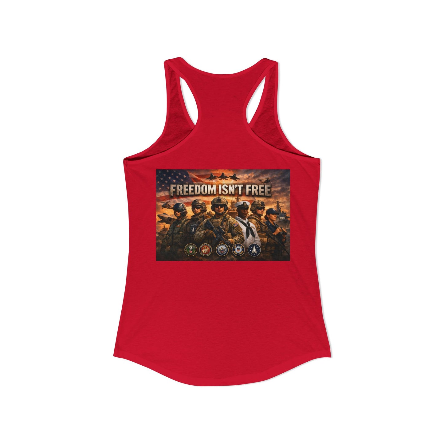 Freedom Isn't Free Women's Racerback Tank