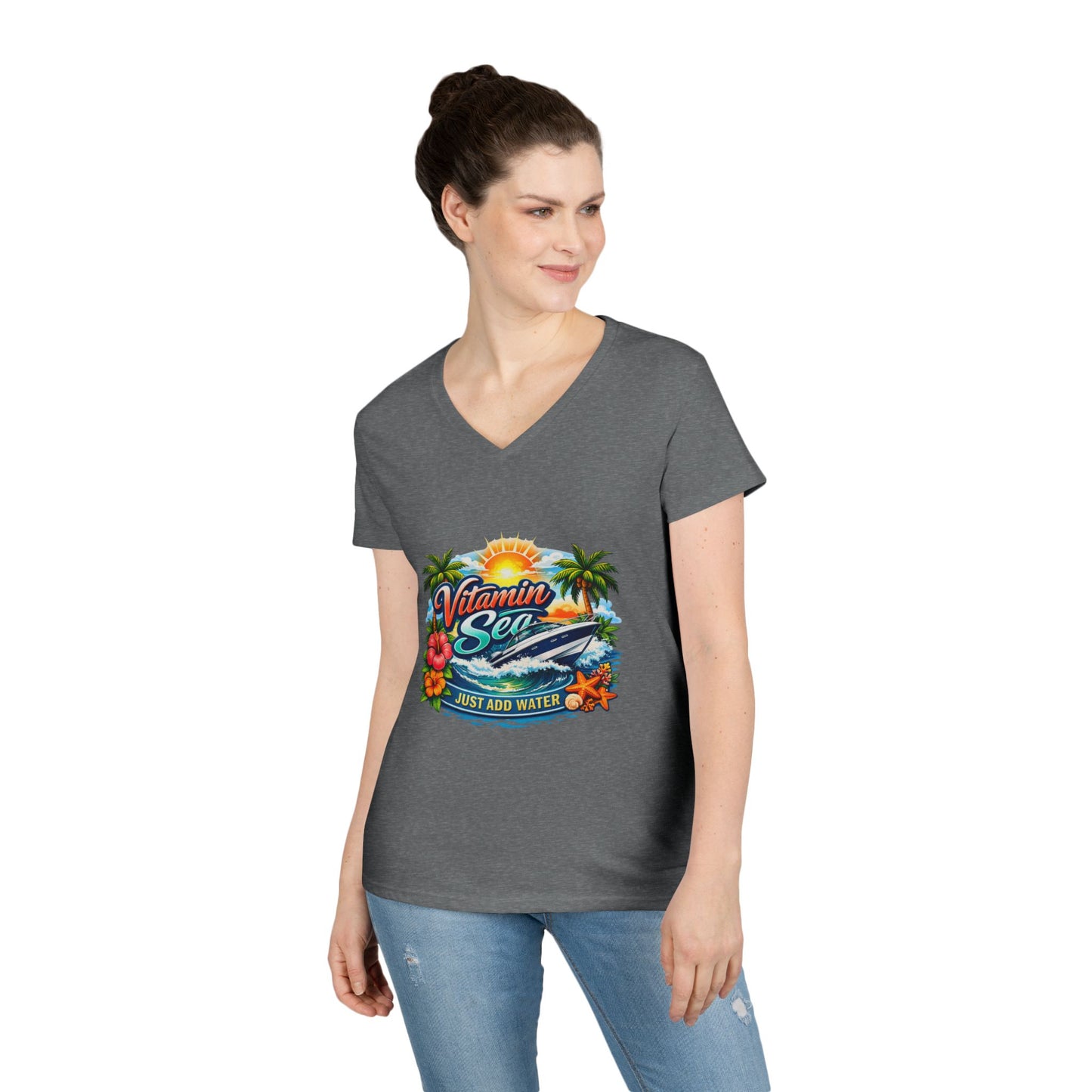 Vitamin Sea Women's V-Neck T-Shirt