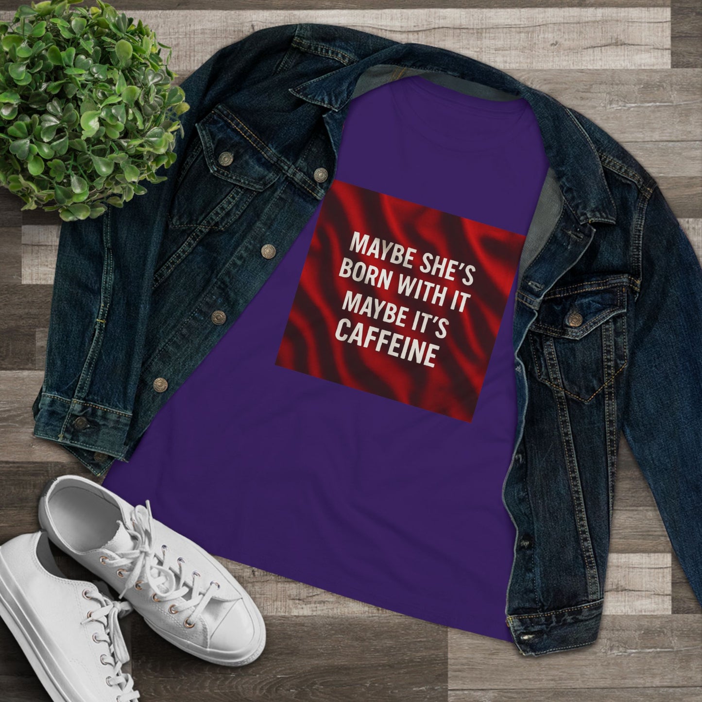 Born With It Women's Short Sleeve Crewneck Tee