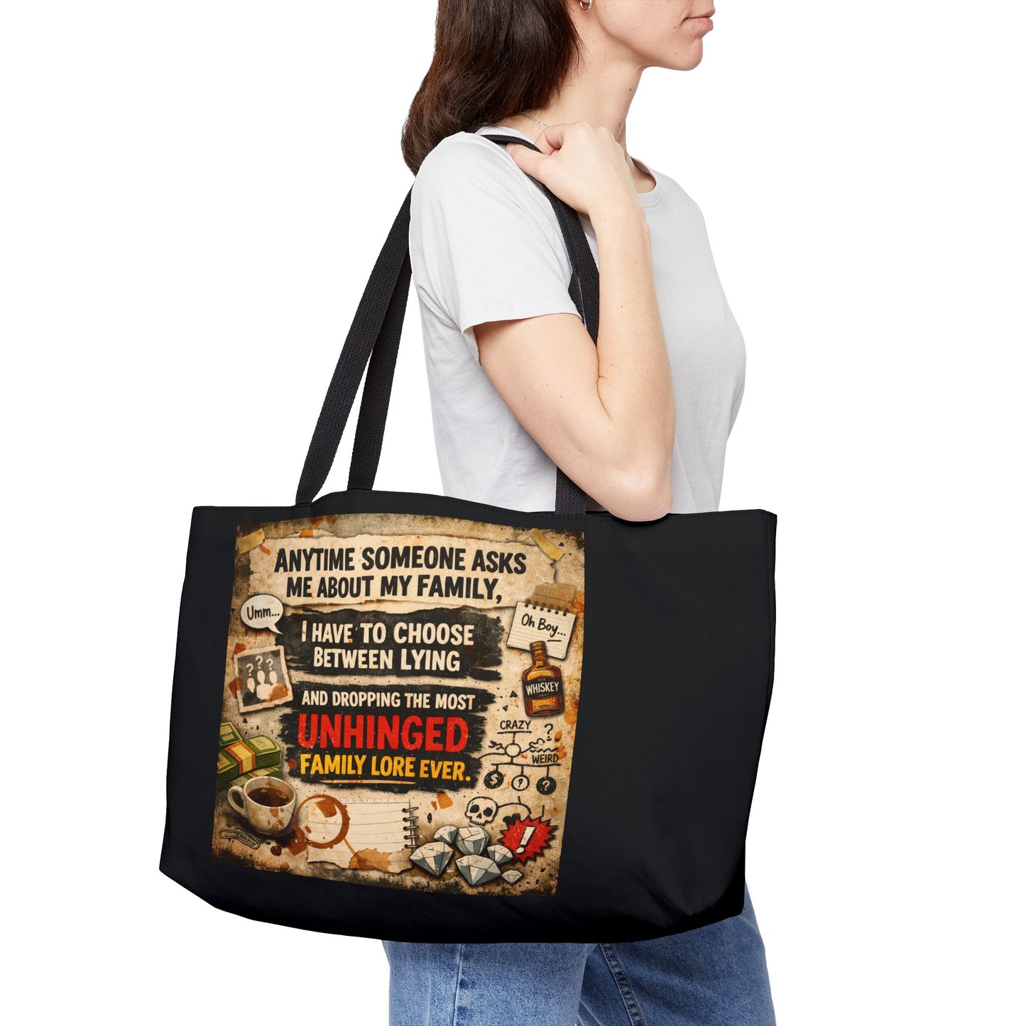 Unhinged Family Weekender Tote Bag