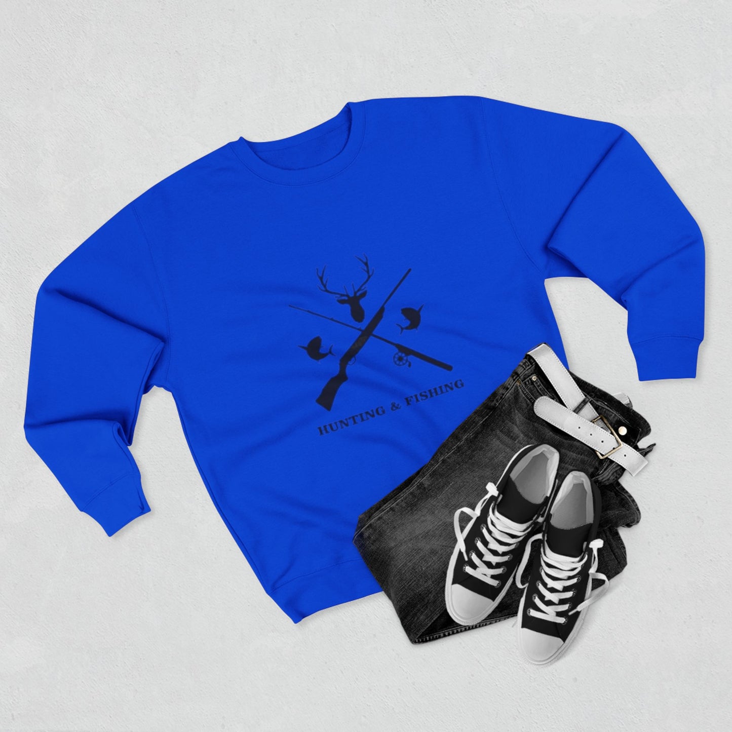 Hunting/Fishing Unisex Crewneck Sweatshirt