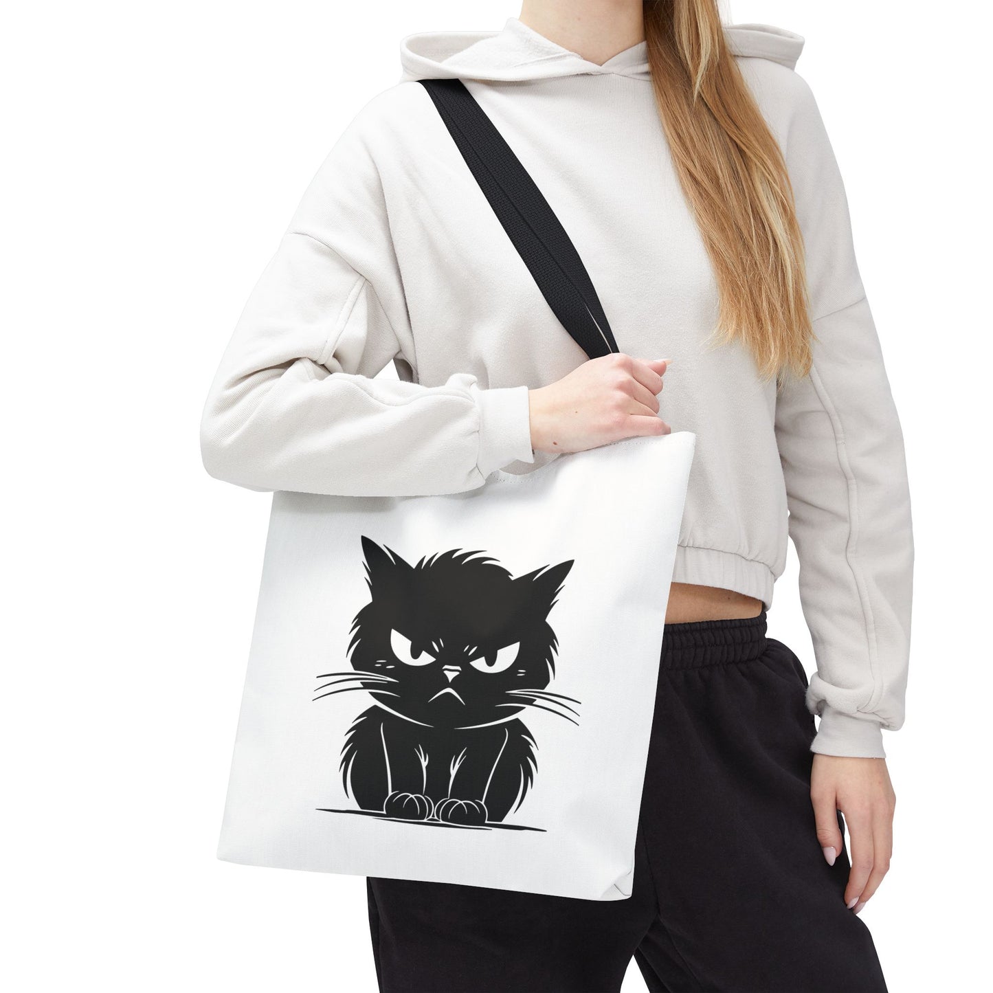 Angry Cat Tote Bag